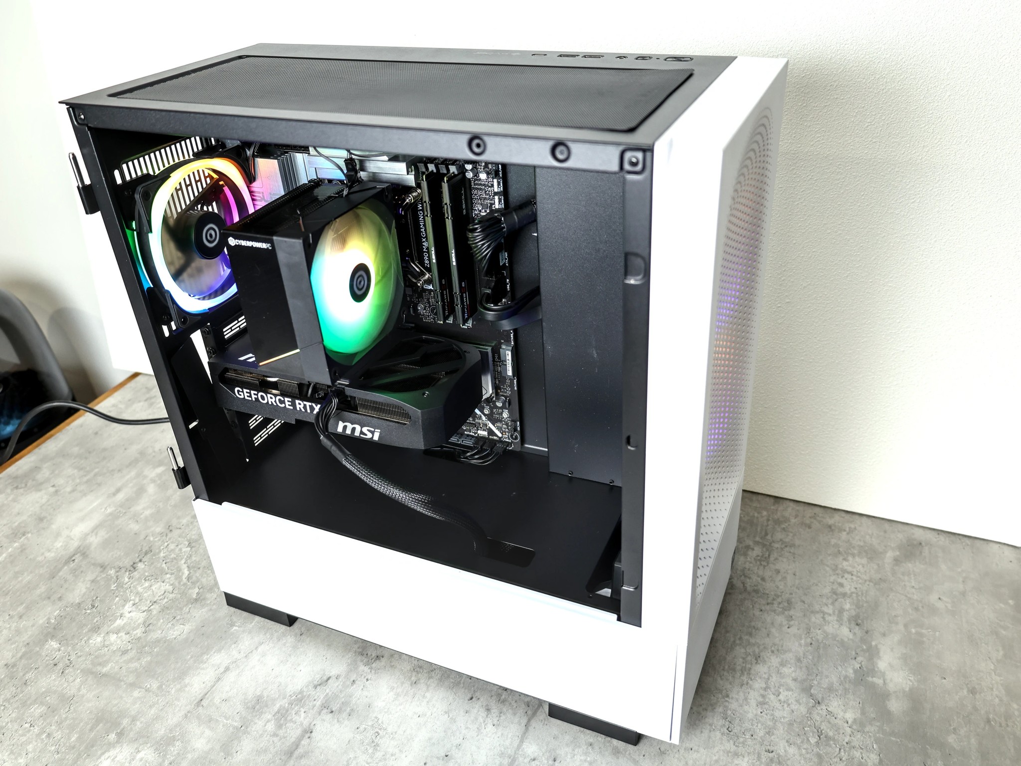 245KF+5070 1440p/4K Ready White Aesthetic Custom PC