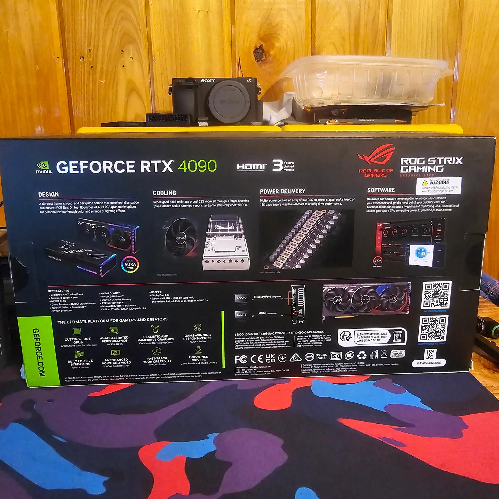 Asus RTX 4090 Strix OC With Waterblock