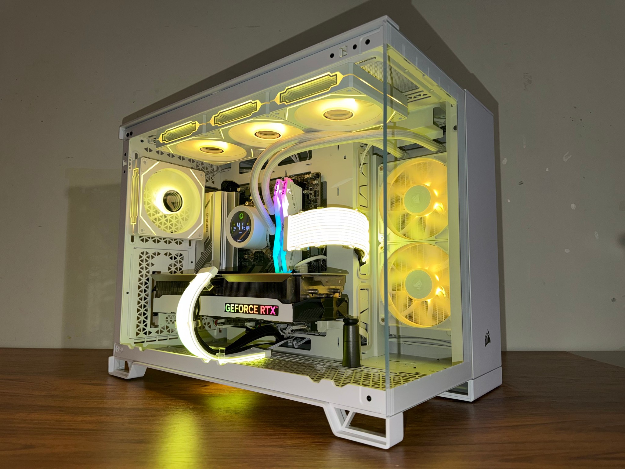 ❄️Corsair Glacier Prime: RTX 4070 Ti • Ryzen 9600X • DDR5 • All-White RGB Build