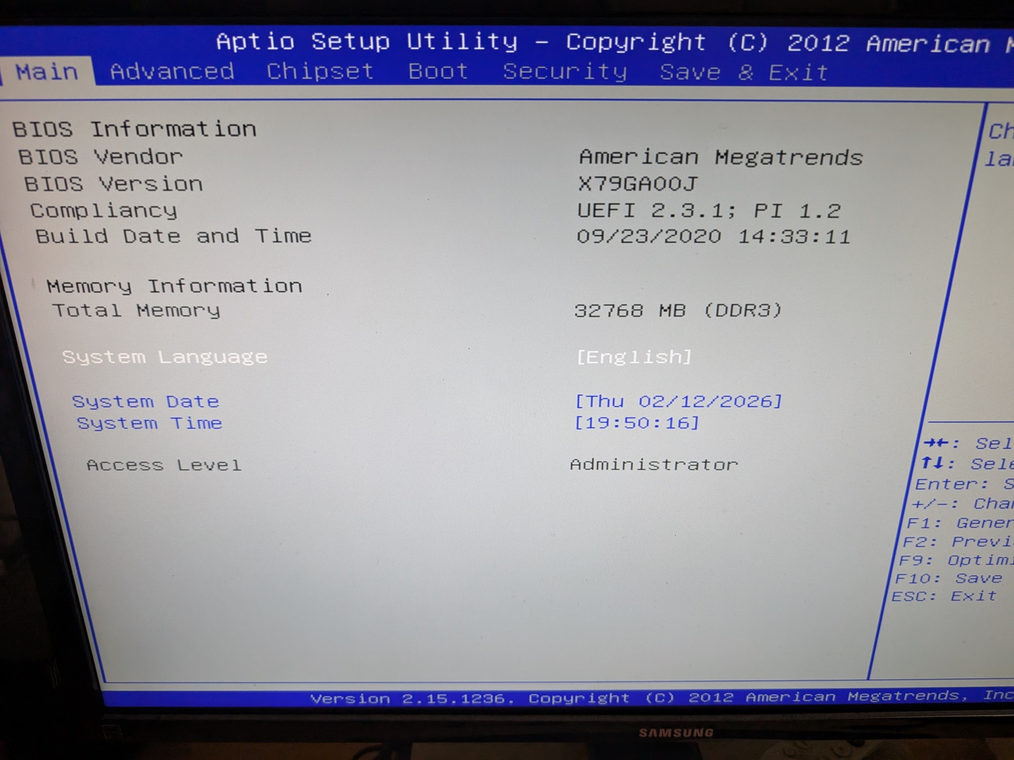 Xeon E5 2658 + X79 matx + 32GB DDR3 1600