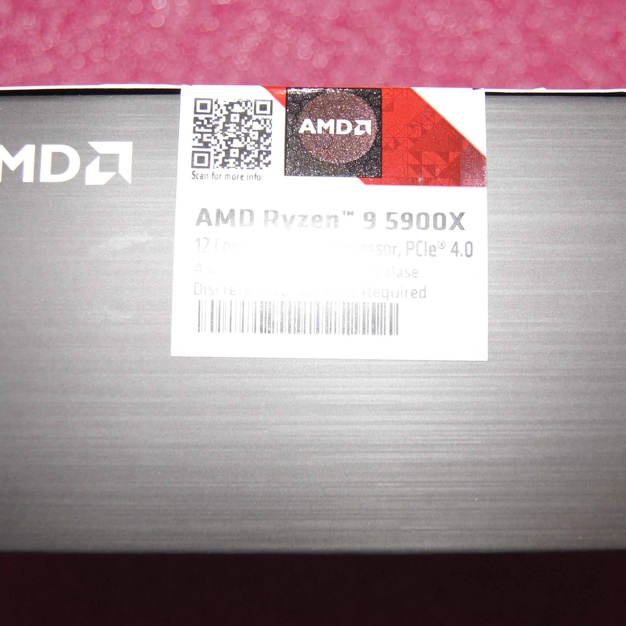AMD Ryzen 9 5900X 12-core, 24-Thread Unlocked Desktop Processor