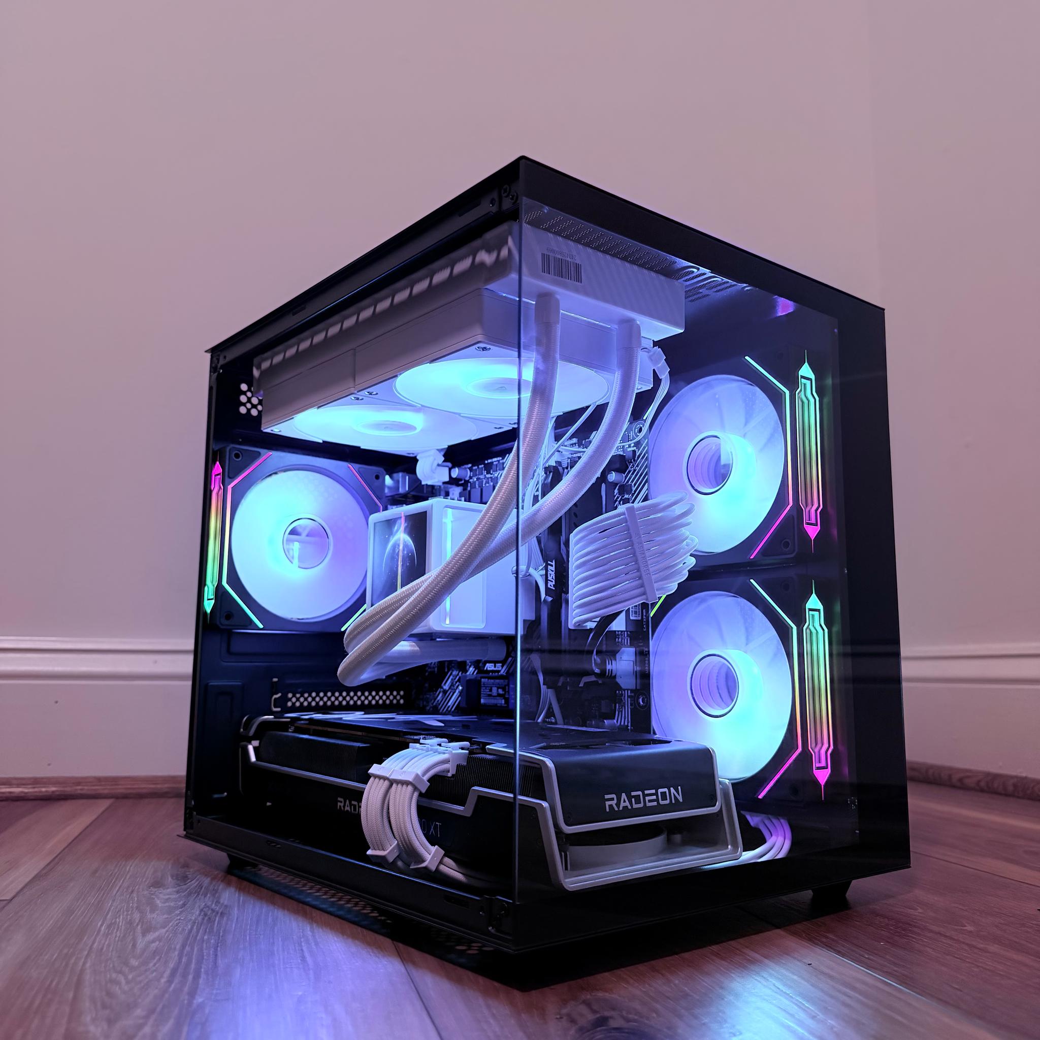 🌕"Lunar Mirage "🌕| 1440p/4k Gaming | Ryzen 7 5700X3D | RX 6700 XT 12GB | 32B Ram | 1.5tb Storage
