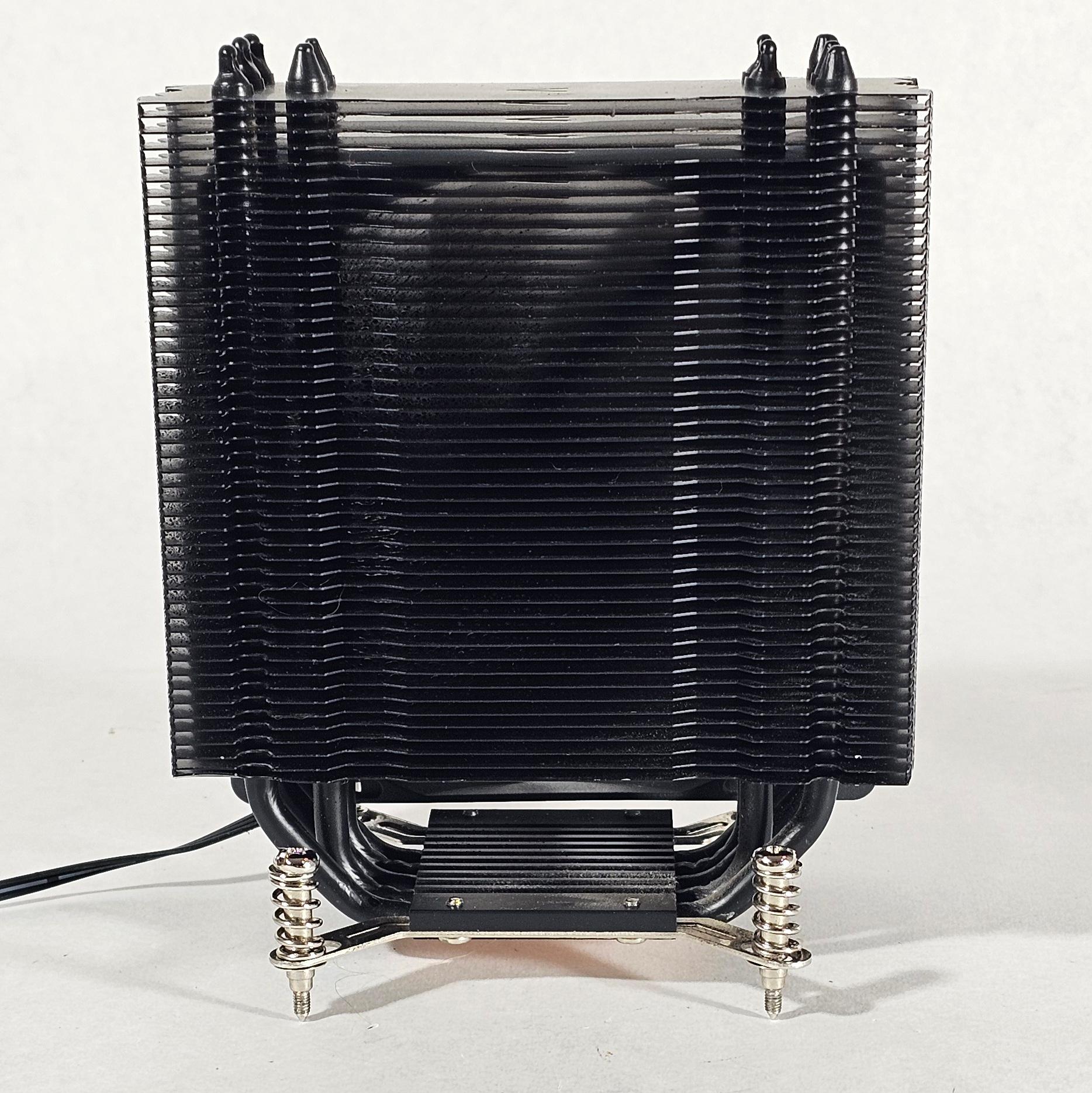 Black CPU Cooler with RGB Fan Intel LGA1700