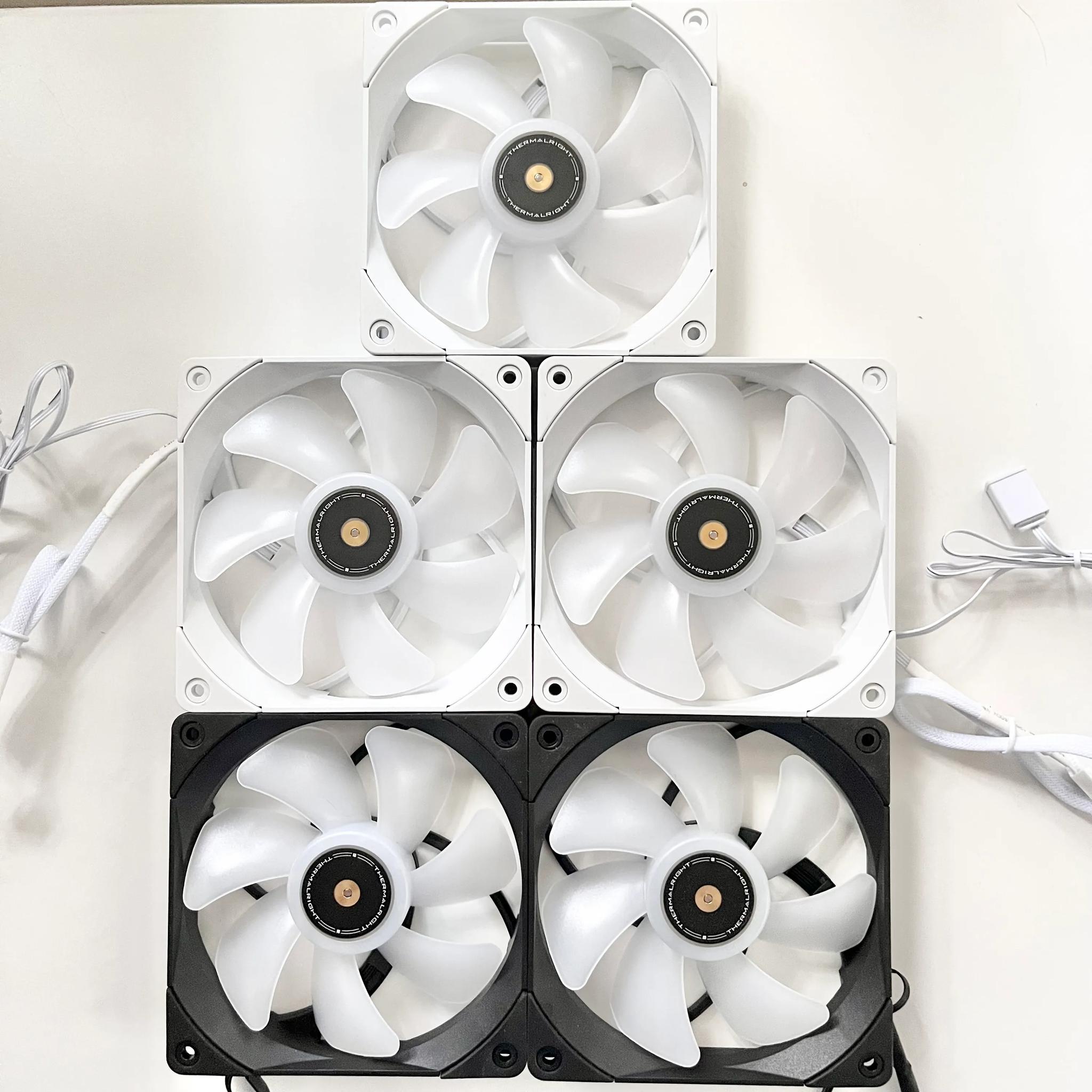 Assortment of black and white fans (5 Count)