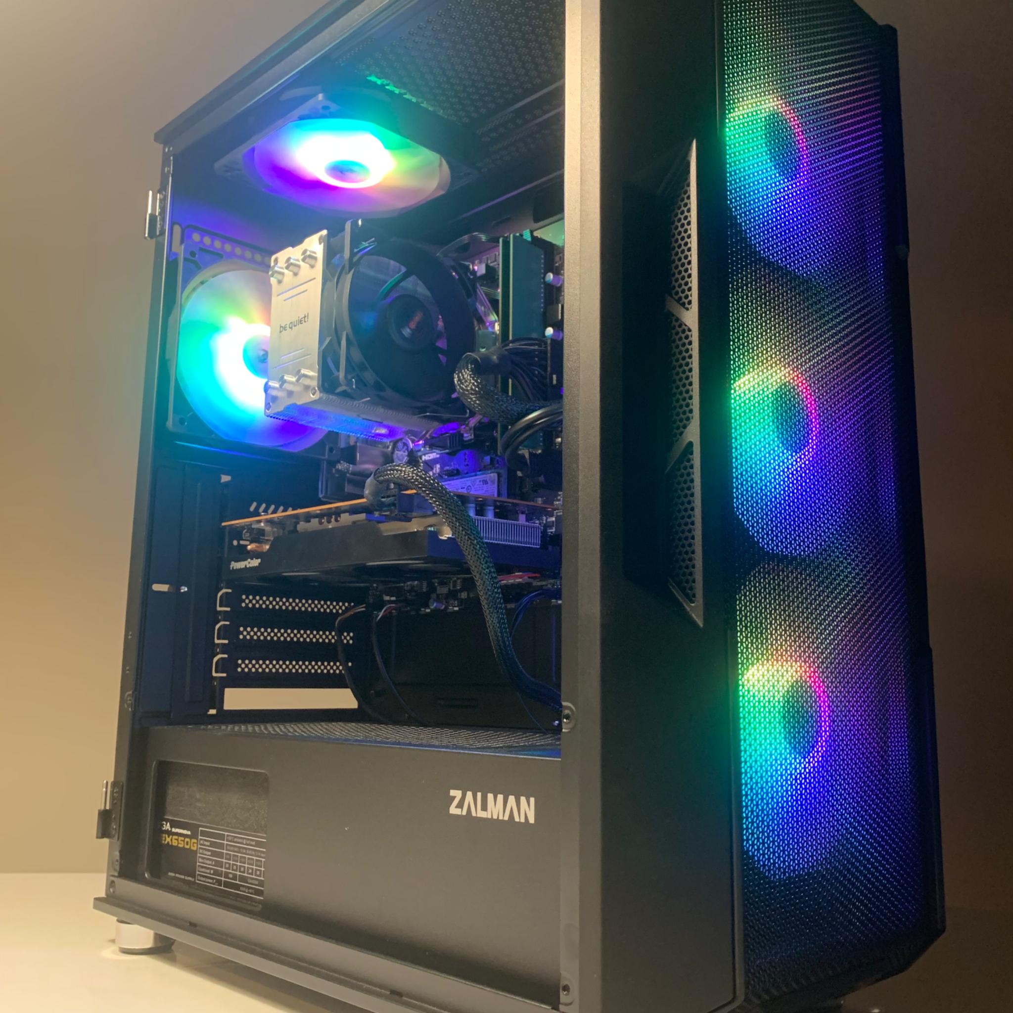 RX 6600 - Ryzen 5 3600X - 24 GB RAM - 1.25 TB Storage - TEAM RED GAMING PC