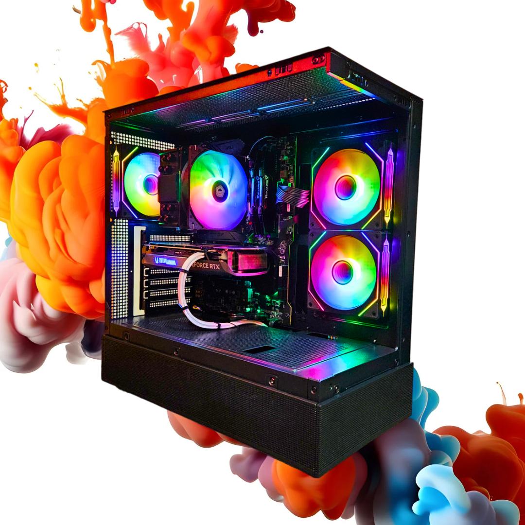 ♾️Infinity🌌: RTX 4070 12GB | Ryzen 5 5600 | 32GB DDR4 RAM | 1TB SSD | 4 RGB Fans | Black RGB PC