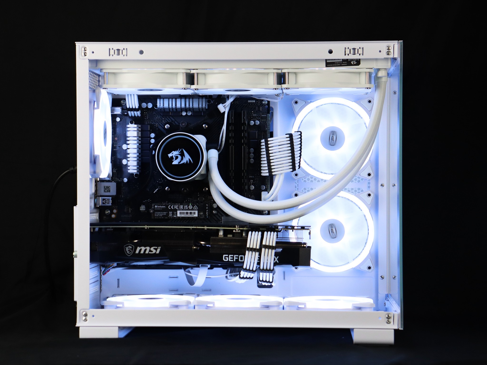 ❄️🧊💎- Whiteout 1440P Gaming PC | RTX 3080, Ryzen 7 5700X, 32GB RAM, 1TB NVMe SSD ❄️🧊💎