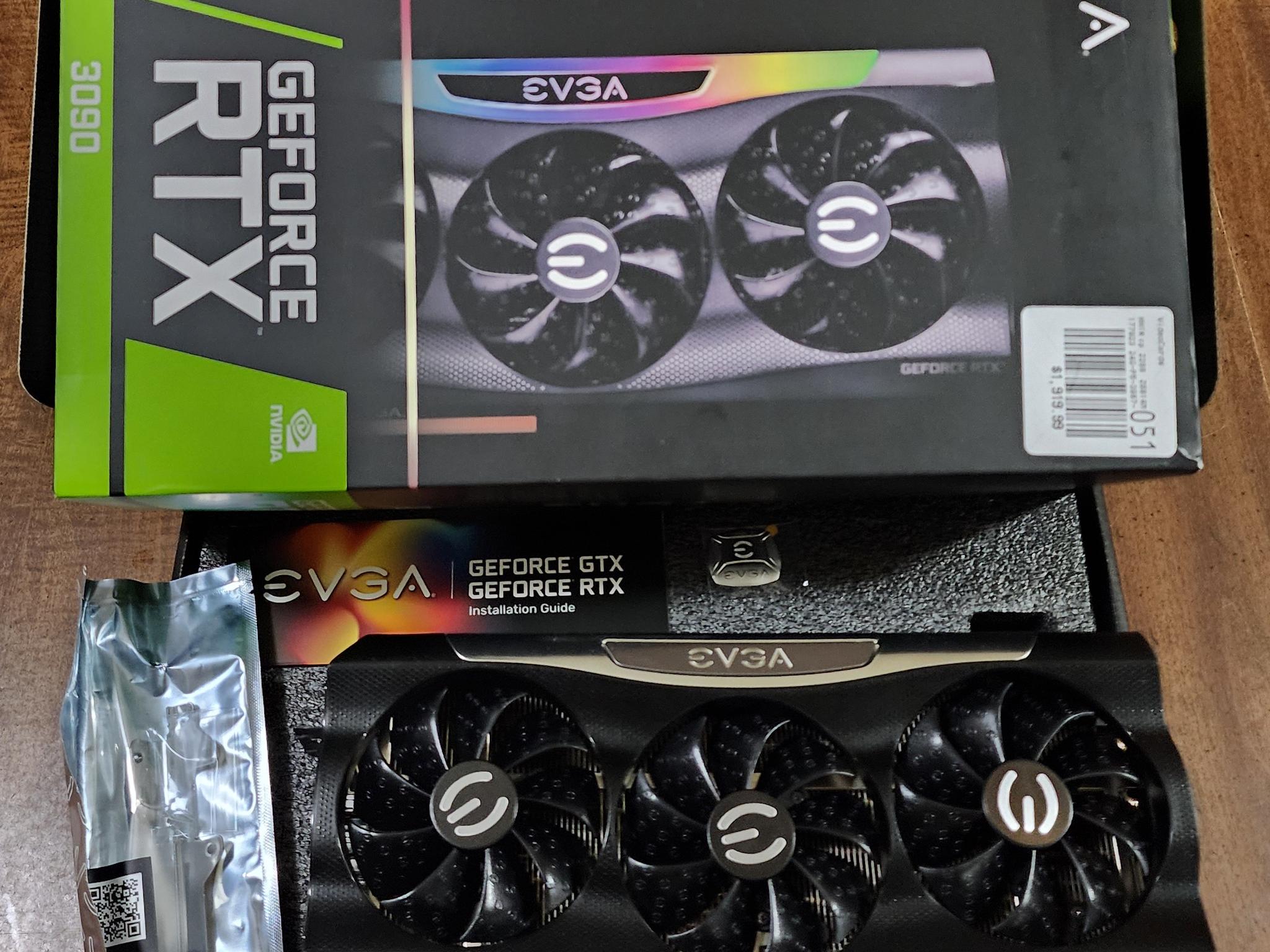 EVGA RTX 3090 FTW 3 Ultra  24 GB 24G-P5-3987-KR