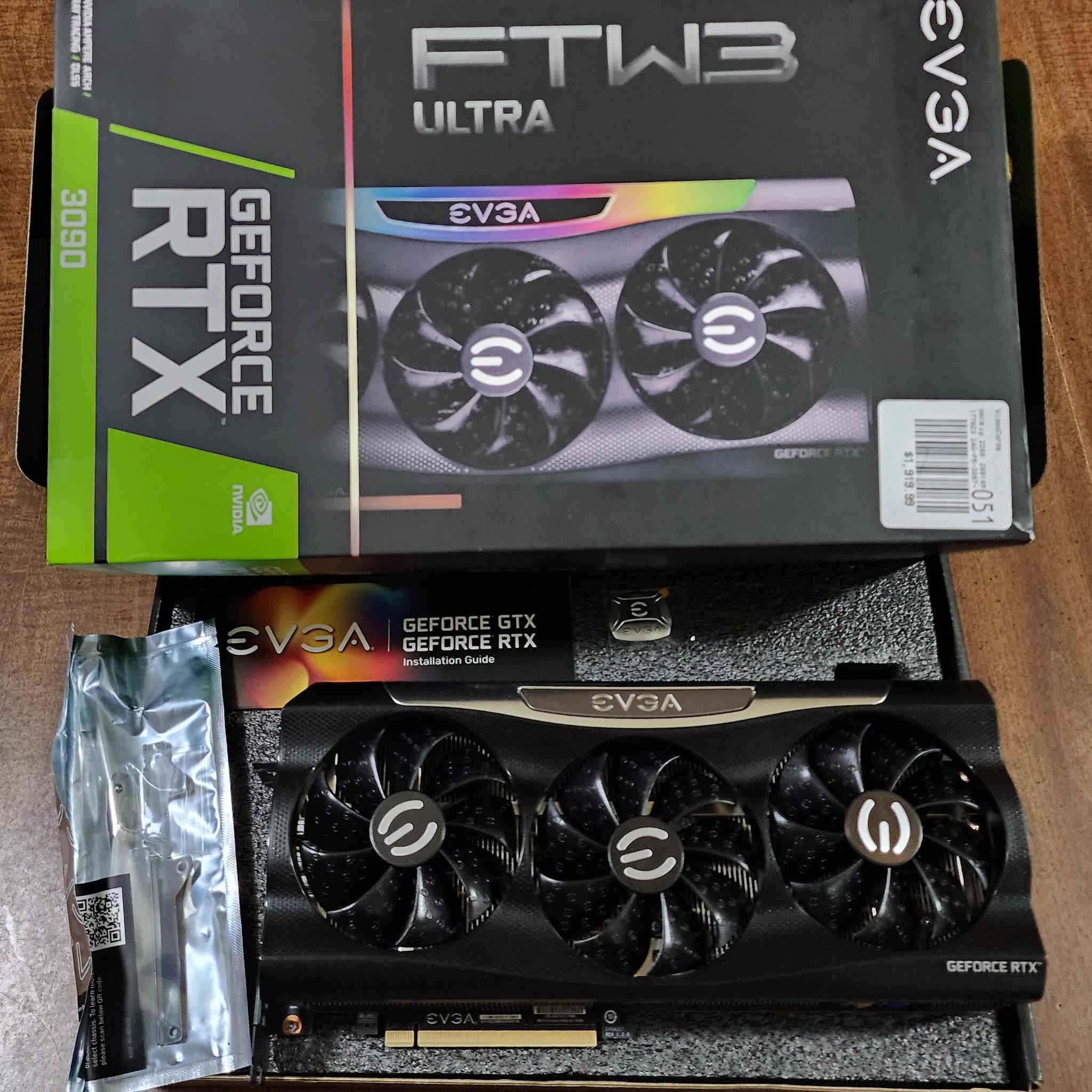 EVGA RTX 3090 FTW 3 Ultra  24 GB 24G-P5-3987-KR