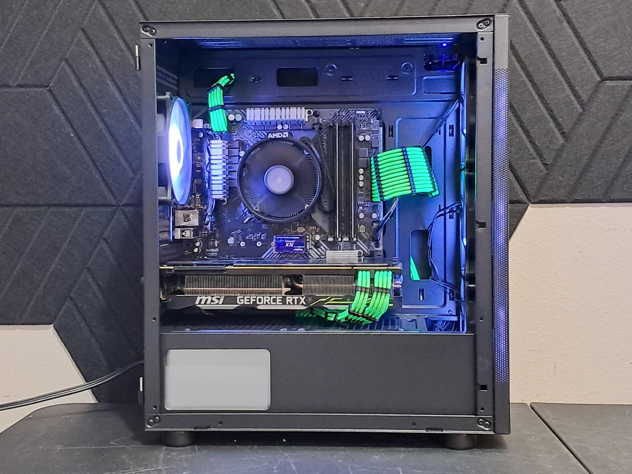 🟢Green with Envy🟢RTX 2080 | Ryzen 5 5500 | 16GB DDR4 | 1TB SSD | WiFi!