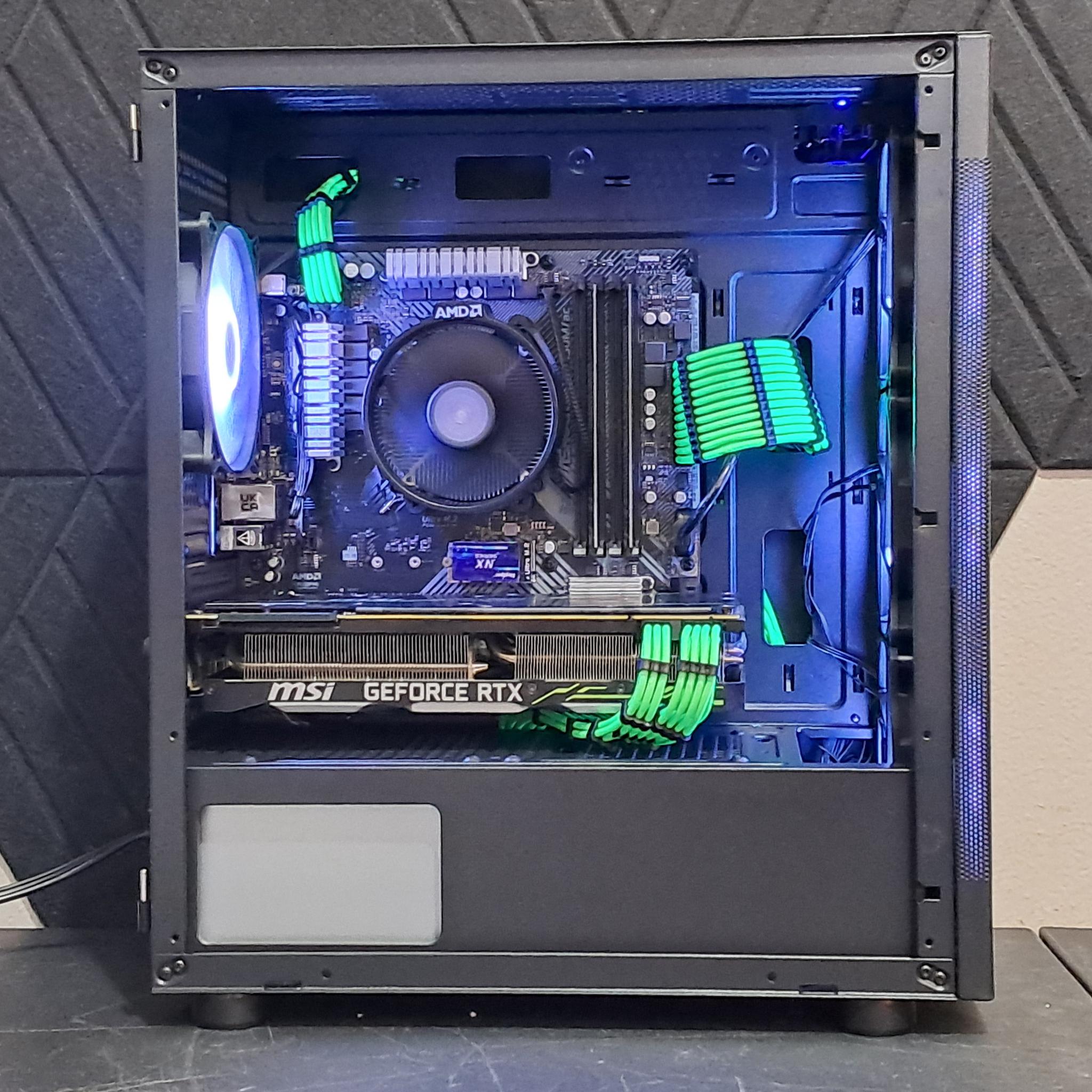 🟢Green with Envy🟢RTX 2080 | Ryzen 5 5500 | 16GB DDR4 | 1TB SSD | WiFi!