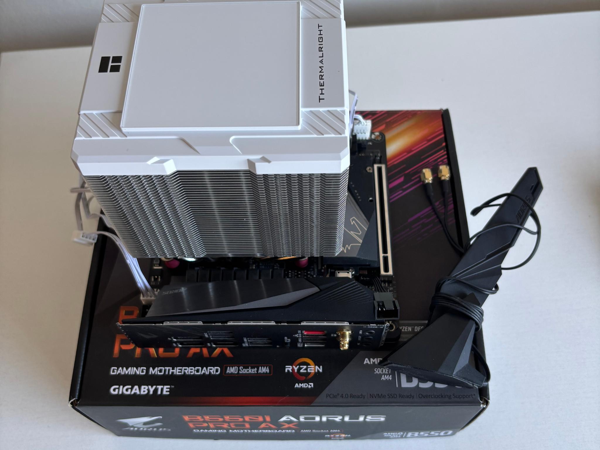 Ryzen 9 5900x + Aorus B550i + Ballistic 32GB DDR4