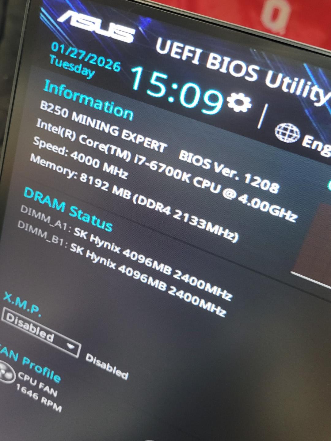Intel Core i7 6700k clean tested Good
