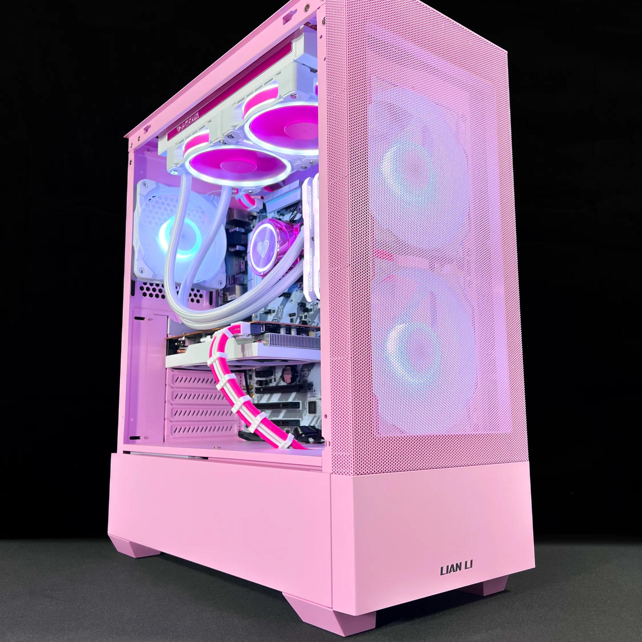 Ryzen 5 2600 | Radeon RX 6600 | Pink Gaming PC Build