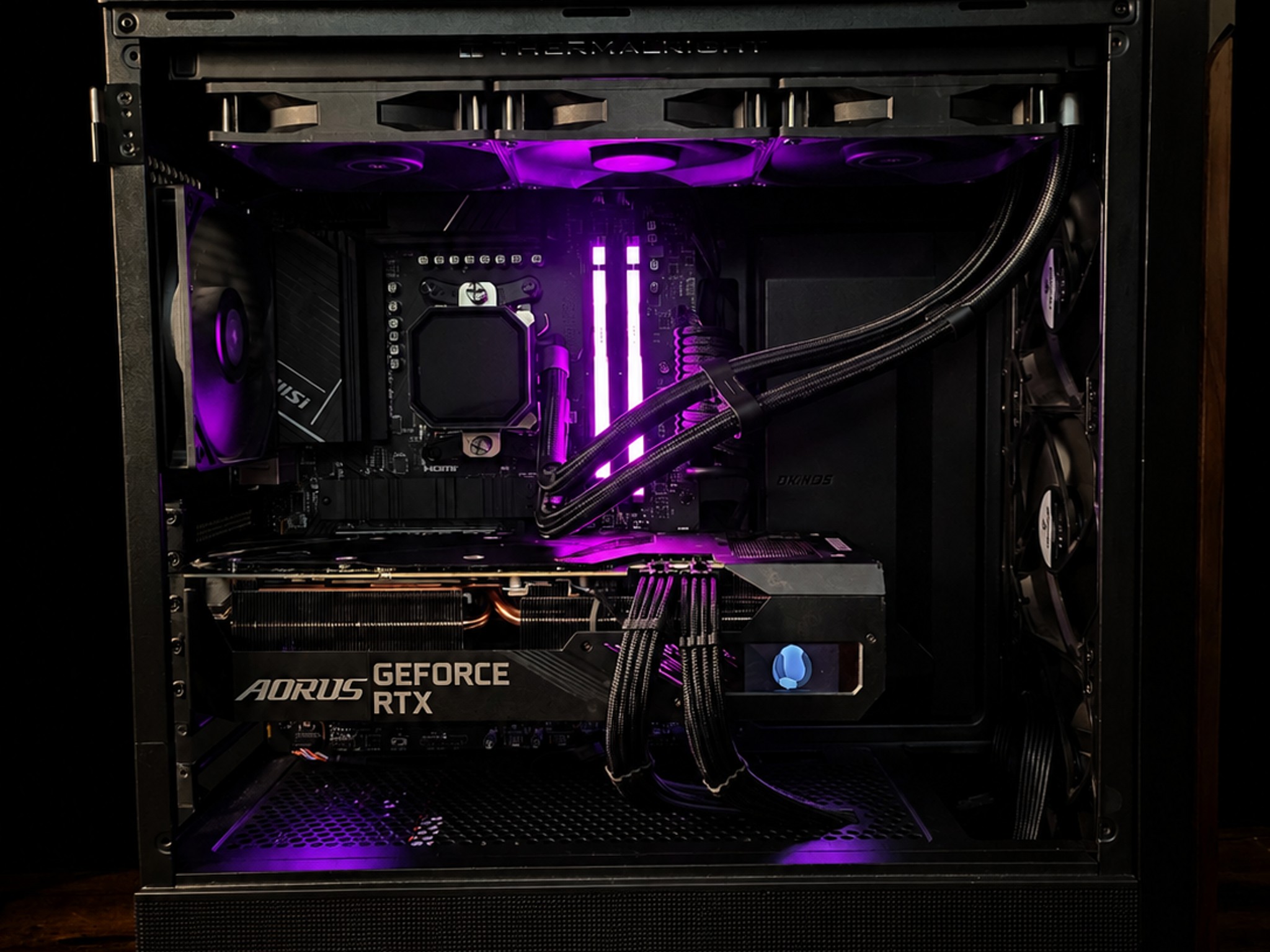 ☕ Mocha ☕  1440P/4k Gaming PC- Ryzen 7 8700F / RTX 3080 10G / 16G / 1TB