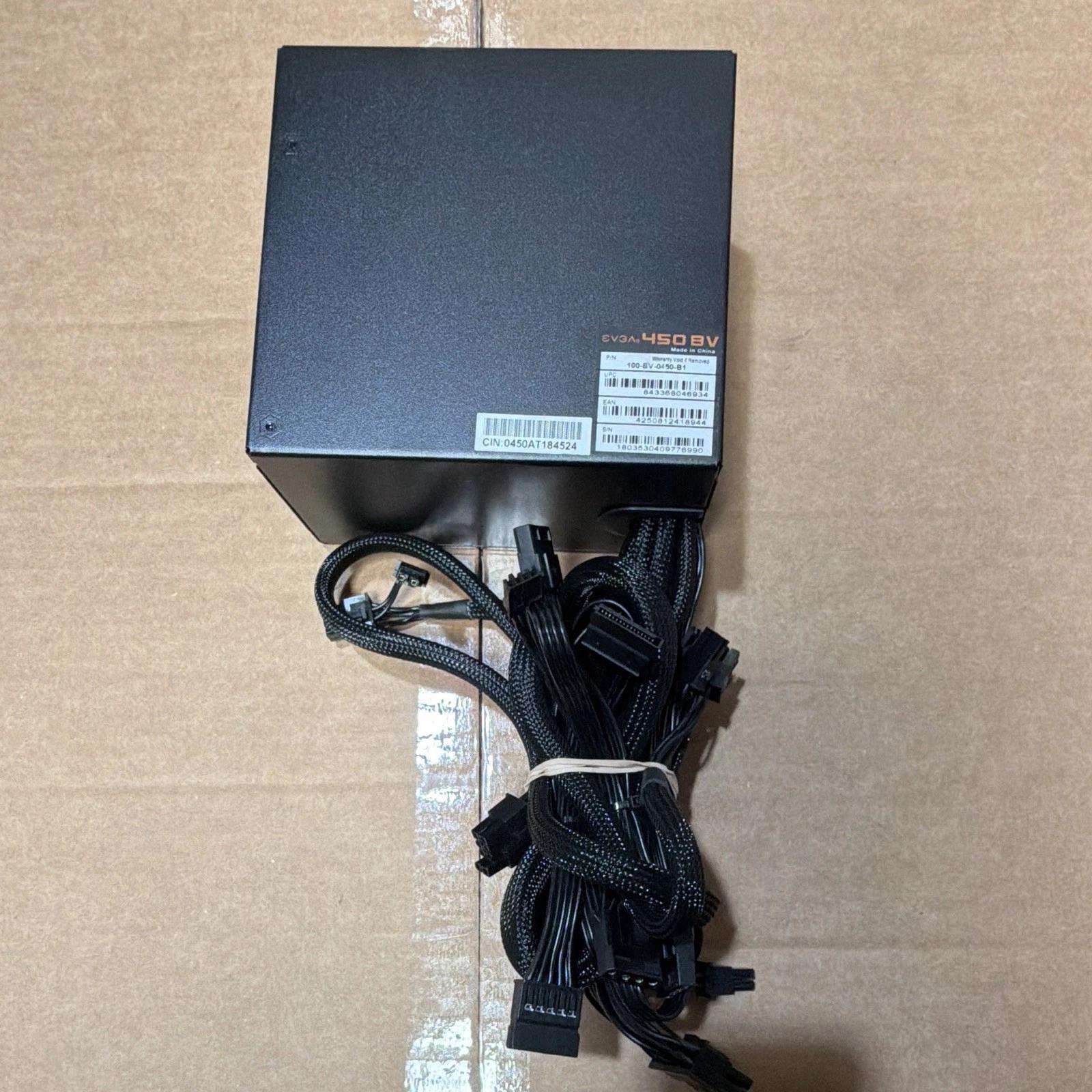 EVGA 450 BV 450W 80 Plus Bronze Power Supply 100-BV-0450-B1 | Tested & Working