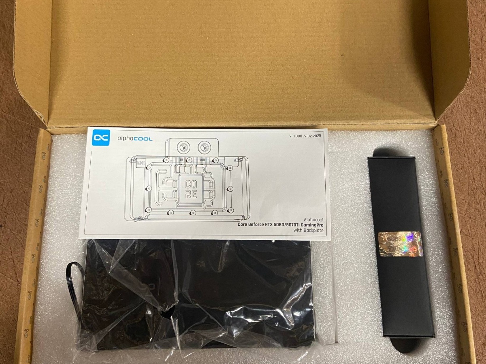 Alphacool Core Geforce RTX 5080/5070Ti GamingPro with Backplate (14741)