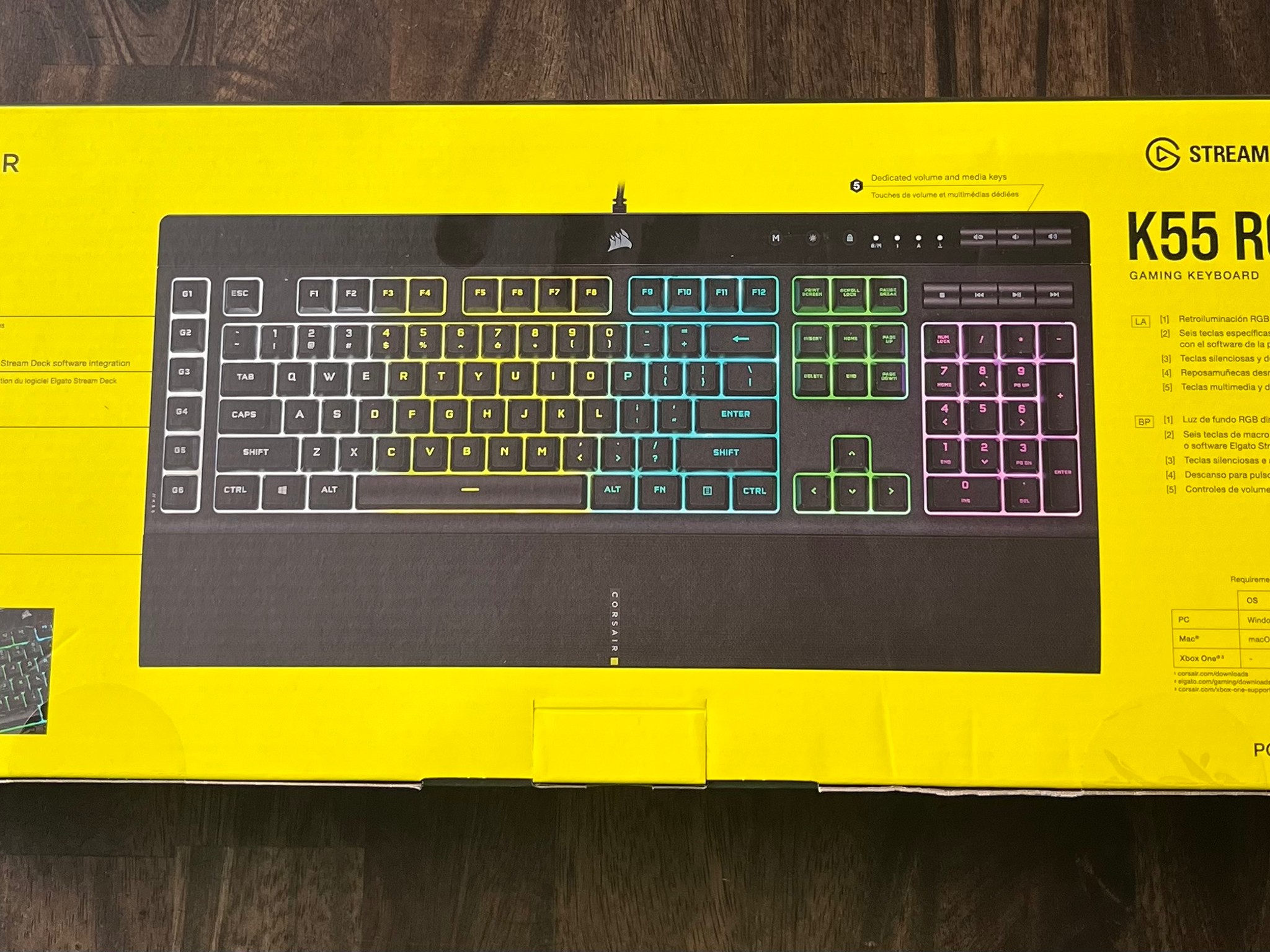 Corsair K55 RGB PRO 110 Key Gaming Keyboard