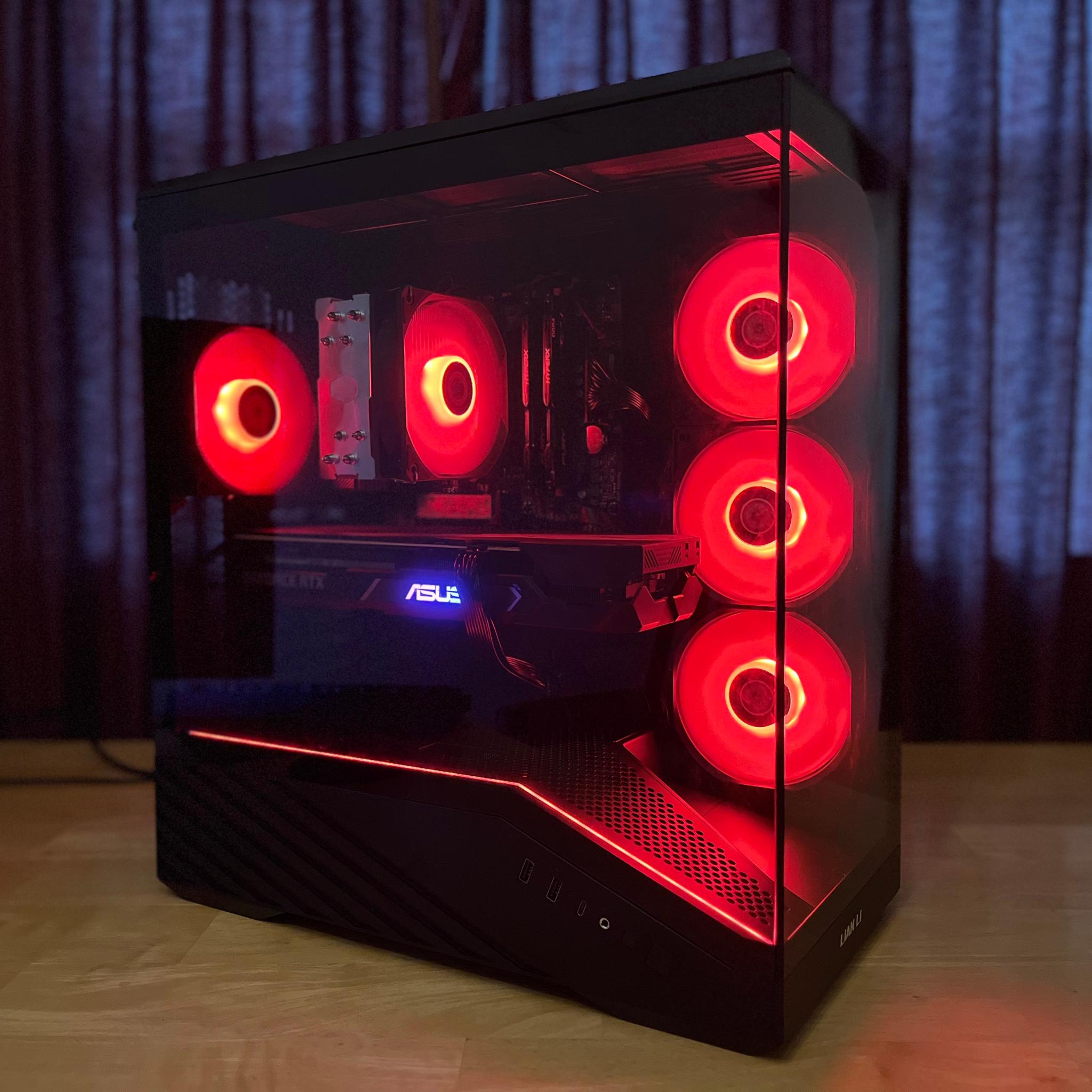 AMD+NVIDIA Gaming PC - RTX 3060 Ti, Ryzen 5, 1 TB NVME SSD, 16GB RAM, Wifi 6, Bluetooth