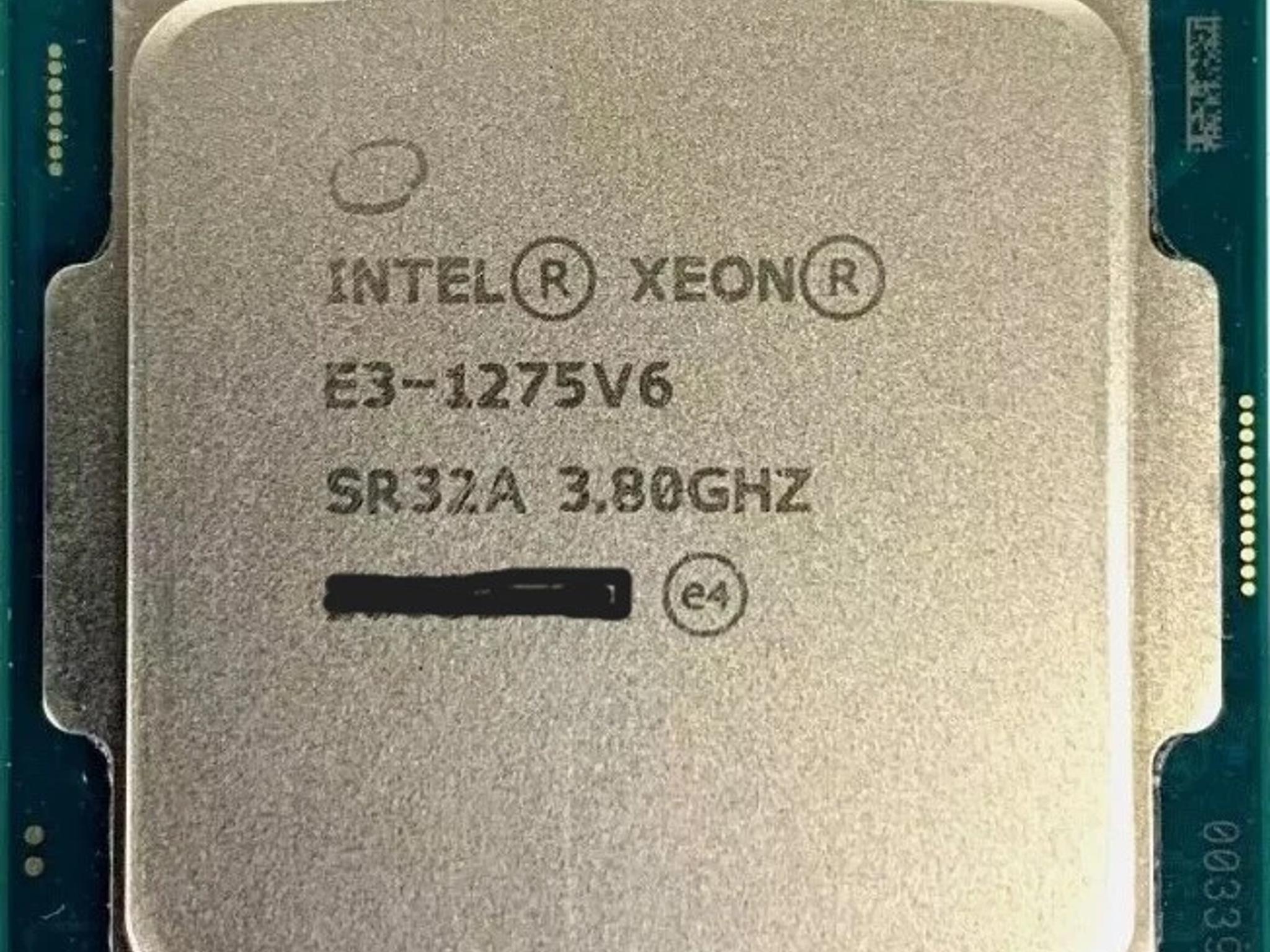Intel Xeon E3-1275 V6