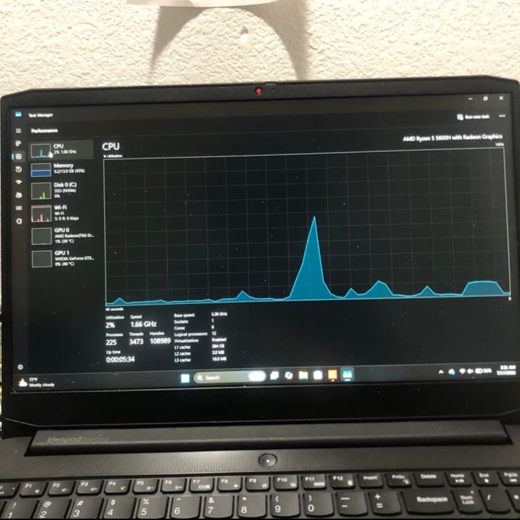 Lenovo IdeaPad Gaming 3 – Ryzen 5 5600H | GTX 1650 | 16GB RAM | 120Hz Display