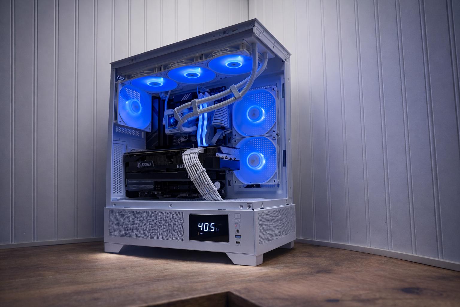 🔥 Arctic Strike X3D – RTX 3080 Ti + 7800X3D Gaming PC 16g DDR5 750w psu 1TB NVME+1TB HDD🔥