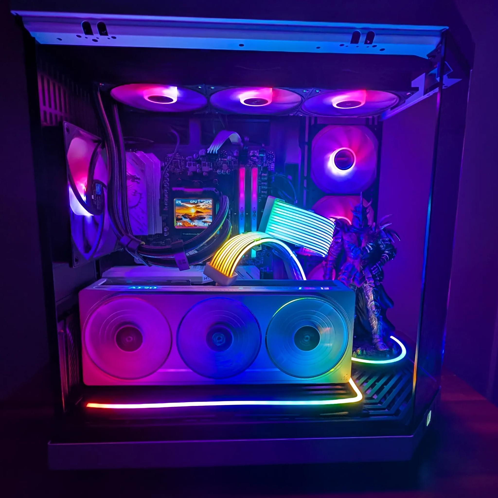 Death Knight Gaming PC - Hyte Y70 - Nvidia 5070 + Ryzen 9600X (excluding figurine)