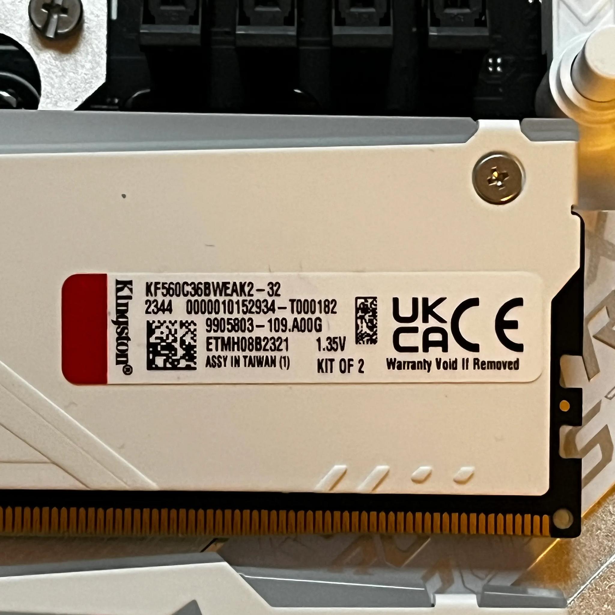 ROG STRIX B650-A GAMING WIFI & 32GB 2x16 DDR5 Kingston Fury Beast RAM Combo