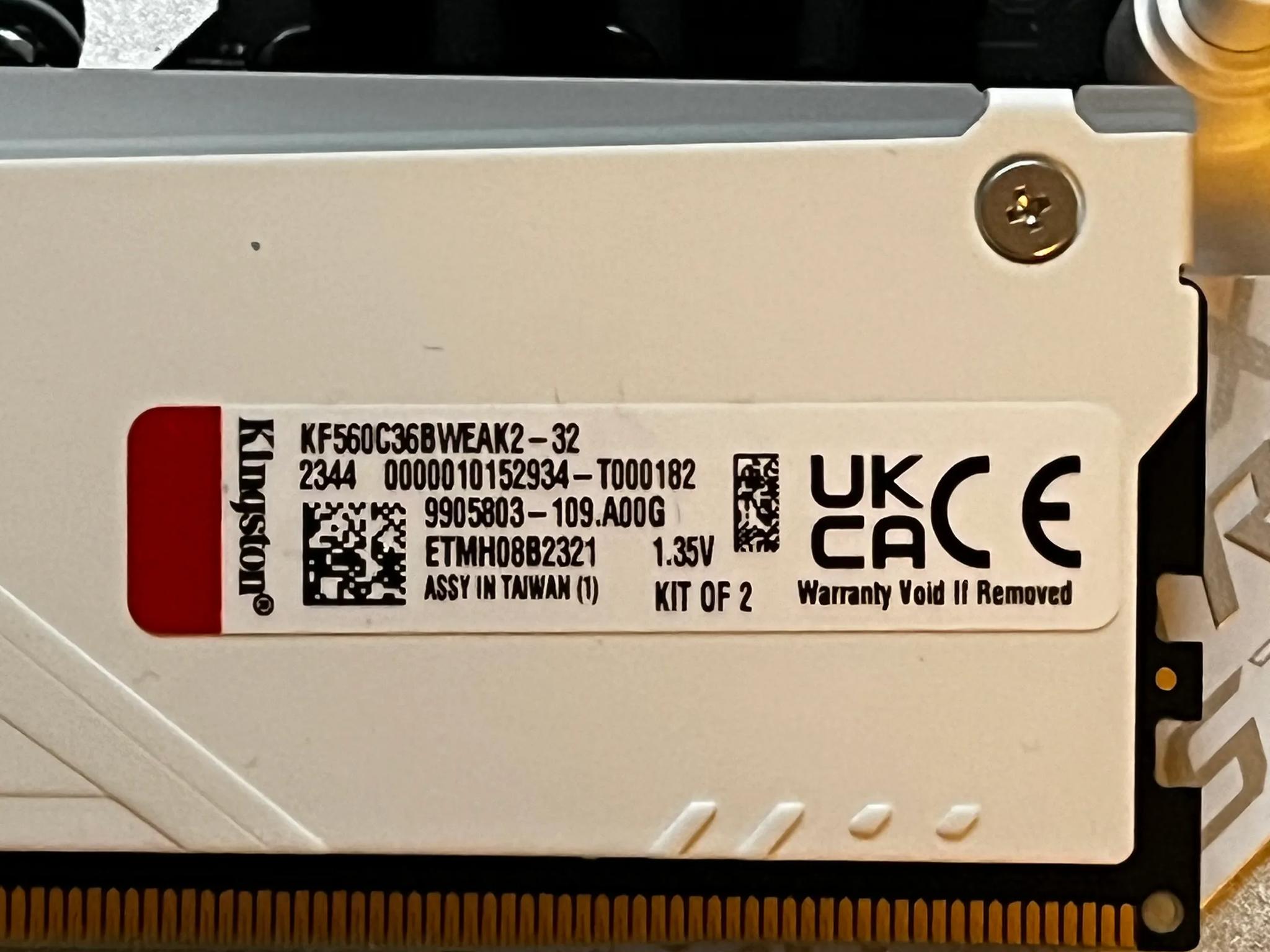 ROG STRIX B650-A GAMING WIFI & 32GB 2x16 DDR5 Kingston Fury Beast RAM Combo