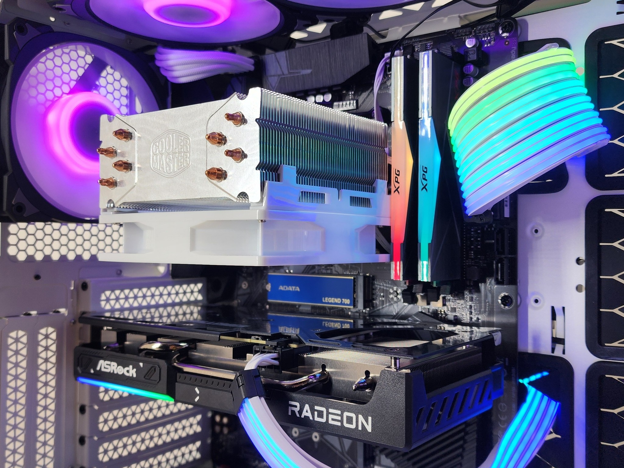Gaming PC Ryzen 7 5700  32GB RAM 1TB SSD RX 9060 XT 16GB Windows 11 Computer