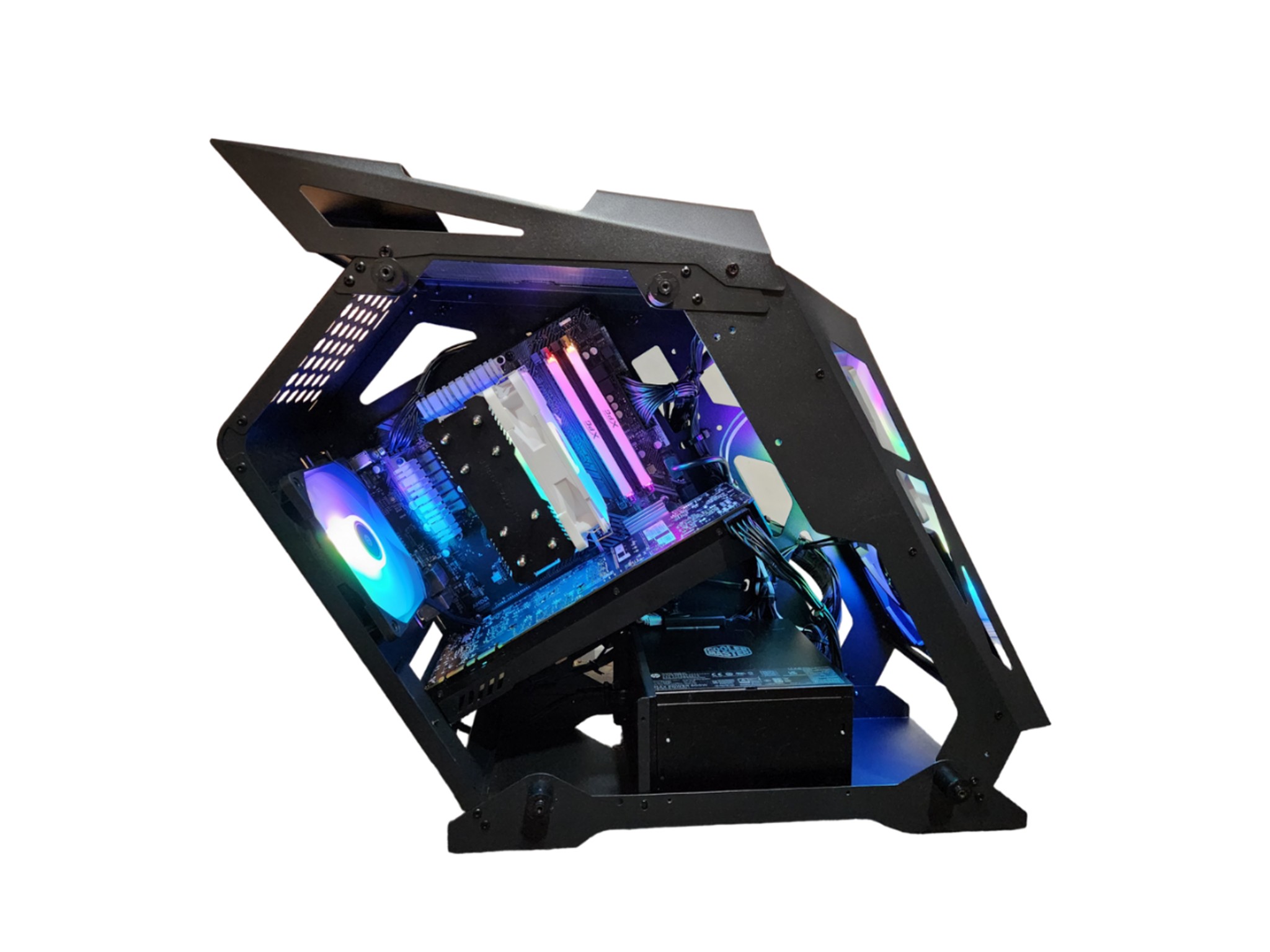 🚁Chopper🥷: GTX 1080 + Ryzen 7 + 1TB SSD + 16GB RGB RAM + 4 RGB Fans (Angled RGB Gaming PC)