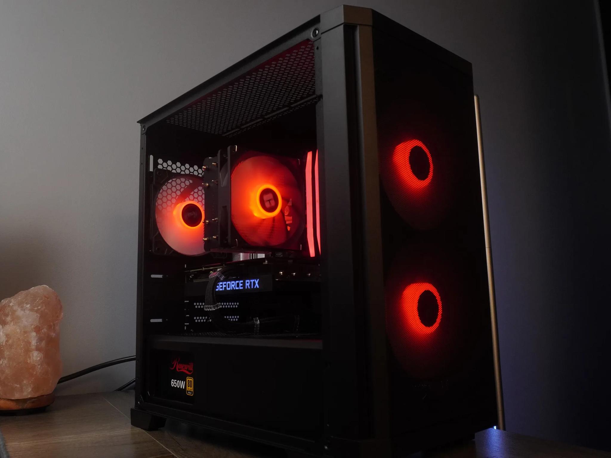 🖤 STEALTH 🖤 AM5 1440p/1080p GAMING MACHINE 💚RTX 3060ti 🧡 Ryzen 5 8400f | 32GB | 1TB | WIFI
