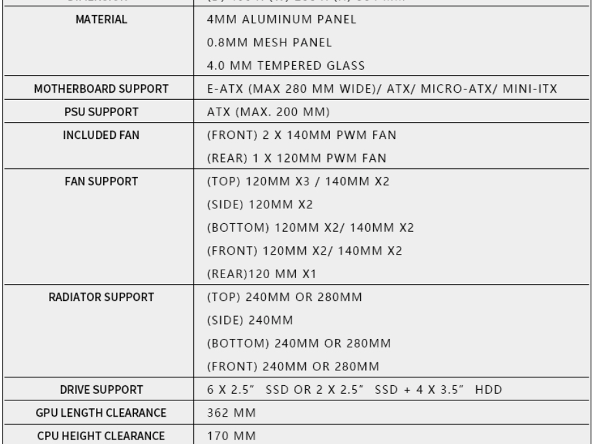 Lian Li O11 AIR MINI ATX Computer Case (White)