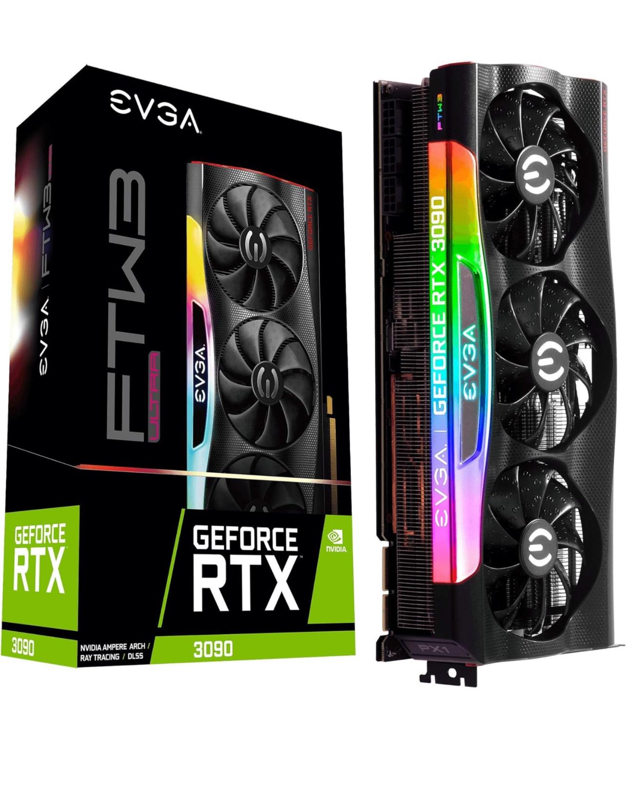 EVGA GeForce RTX 3090 FTW3 ULTRA 24GB GDDR6X Graphics Card