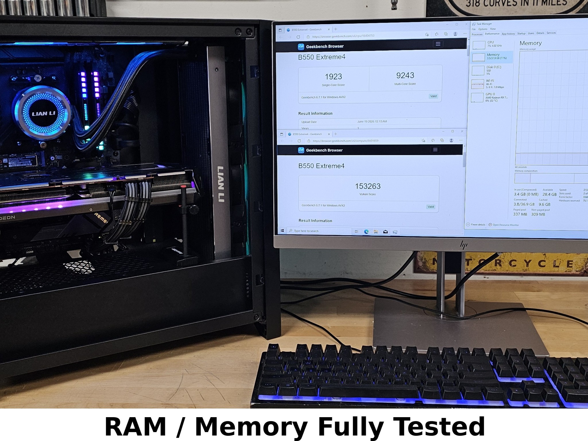 32GB DDR4 (2x16GB) 3600MT/s RGB Corsair Vengeance