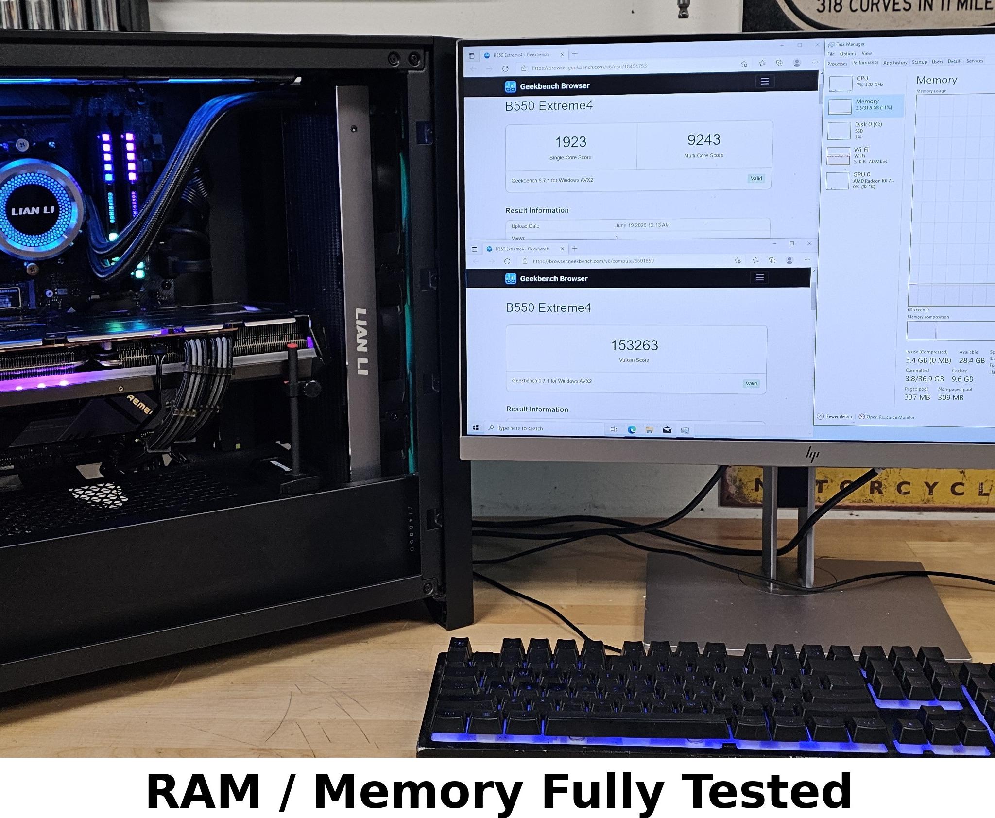 32GB DDR4 (2x16GB) 3600MT/s RGB Corsair Vengeance