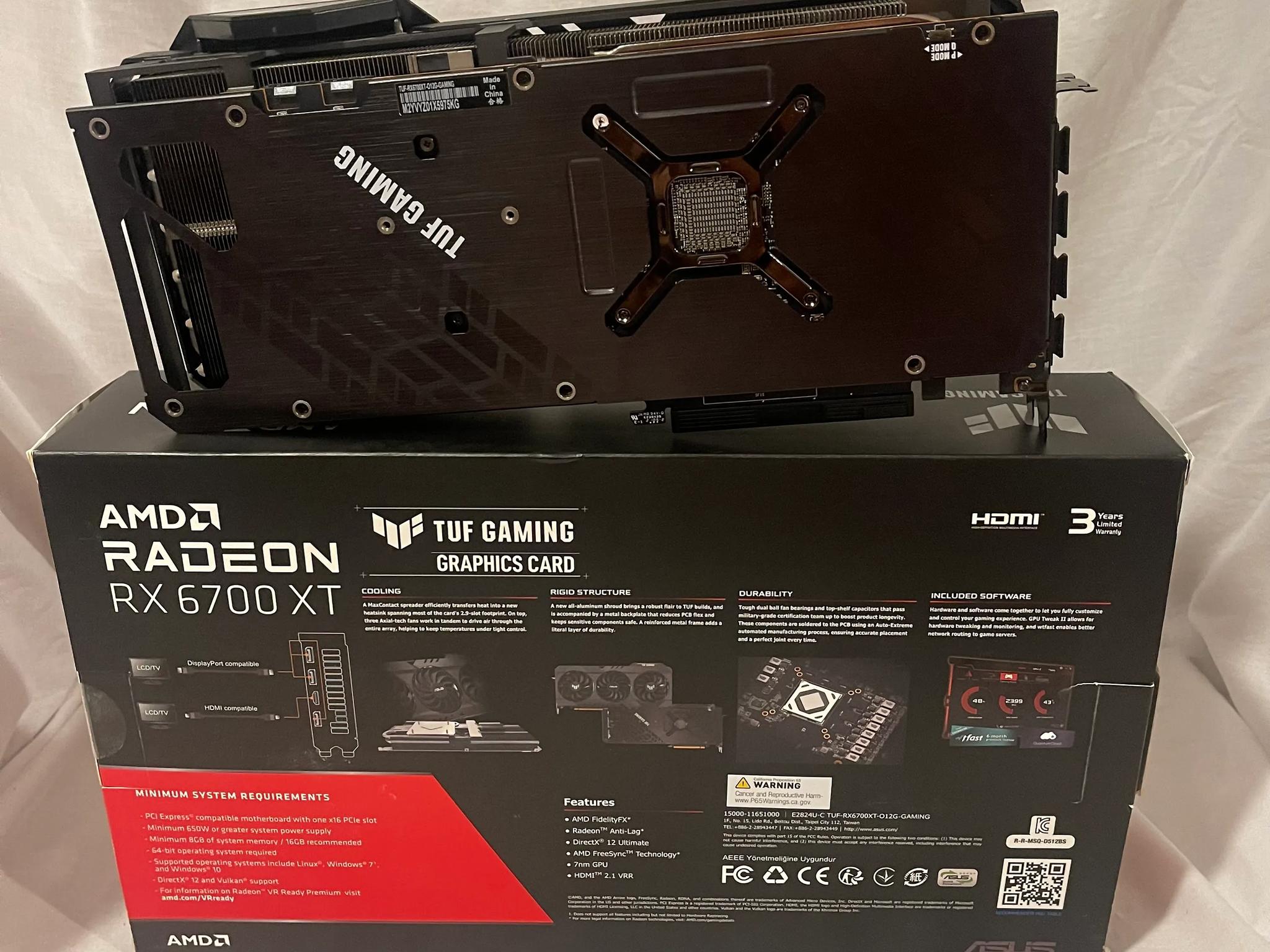 ASUS TUF RX 6700 XT 12GB