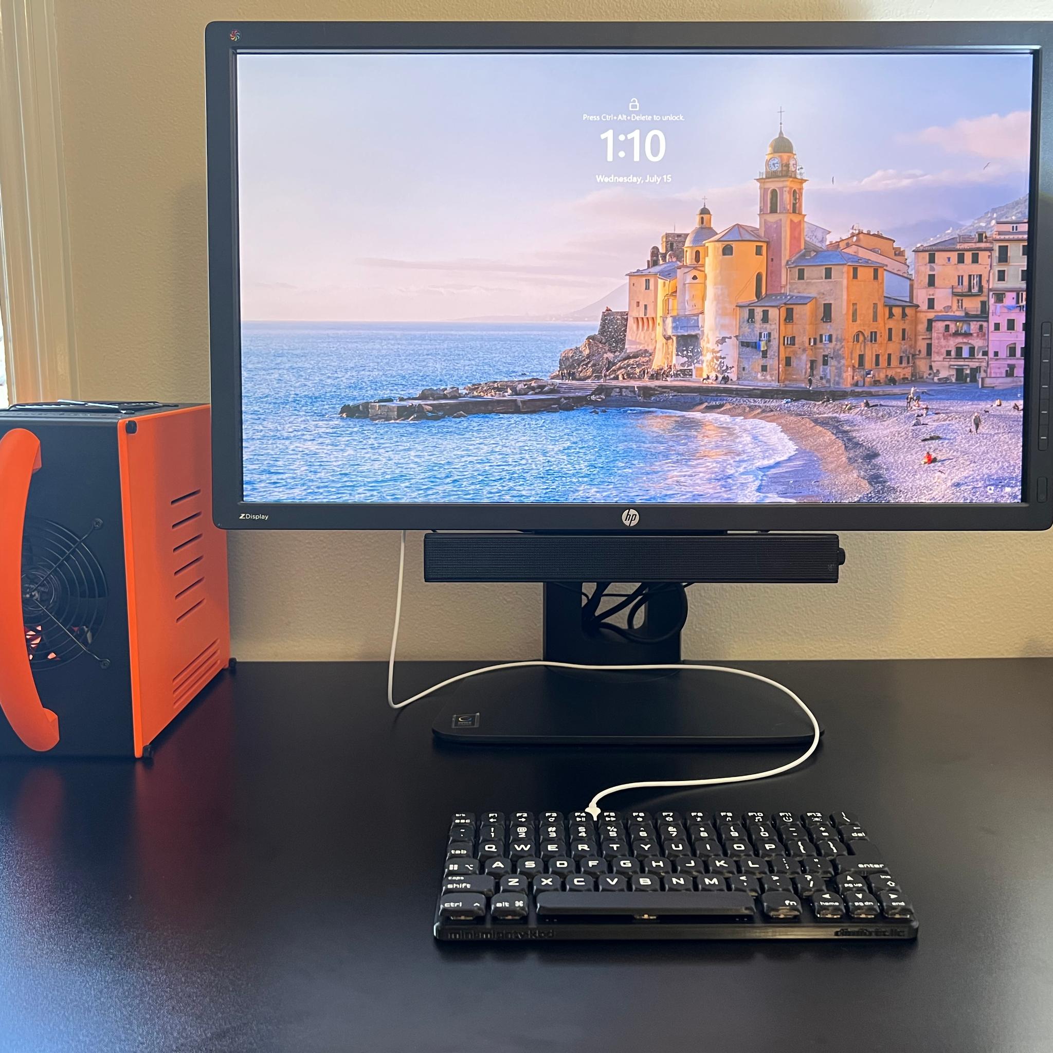Low Profile 74-key Wired Mechanical Keyboard • Hot Swappable, Hand Assembled, Gaming, Travel, USB-C