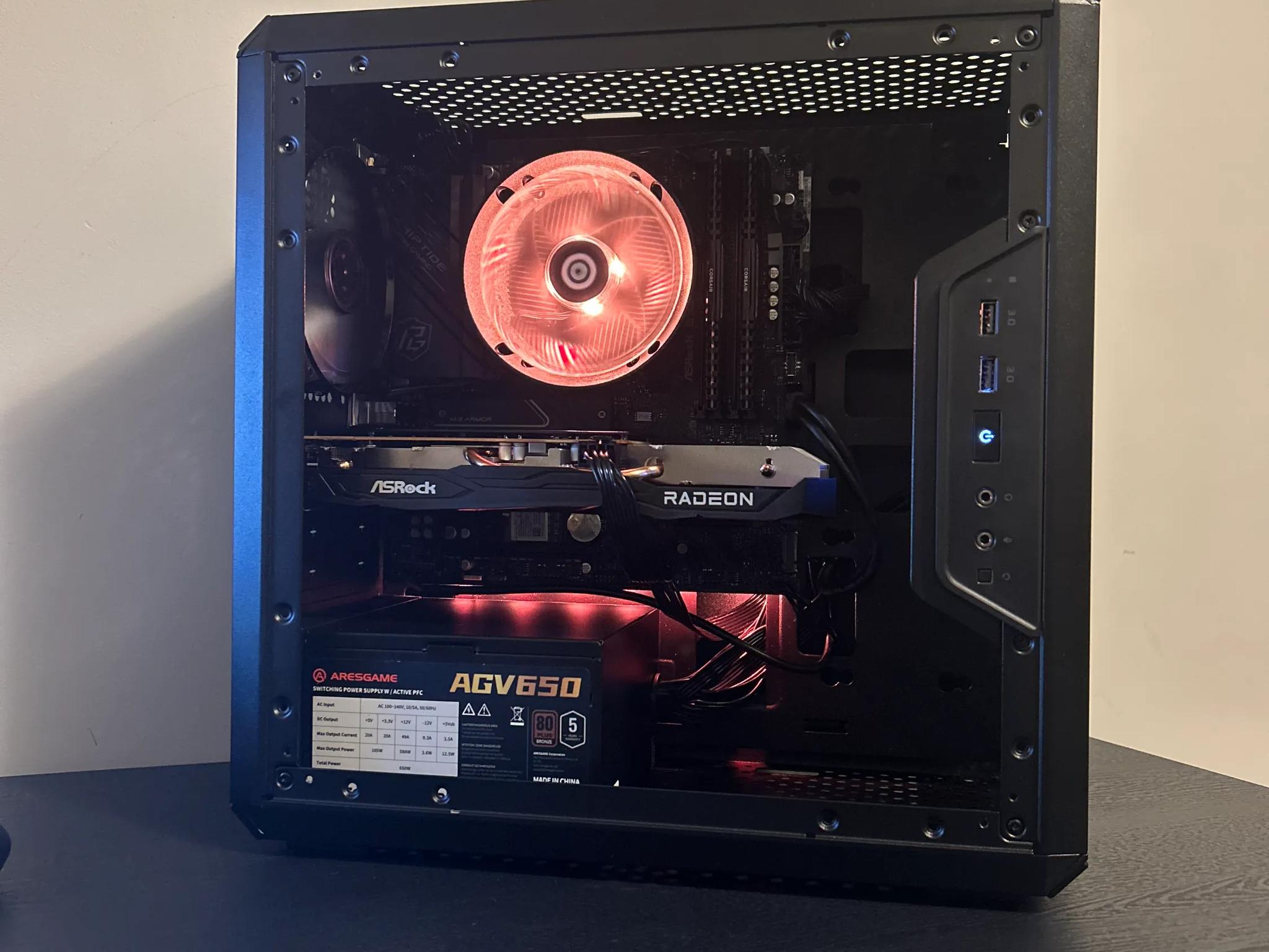 Budget Gaming Pc⚡RX 6600⚡Ryzen 5 4500