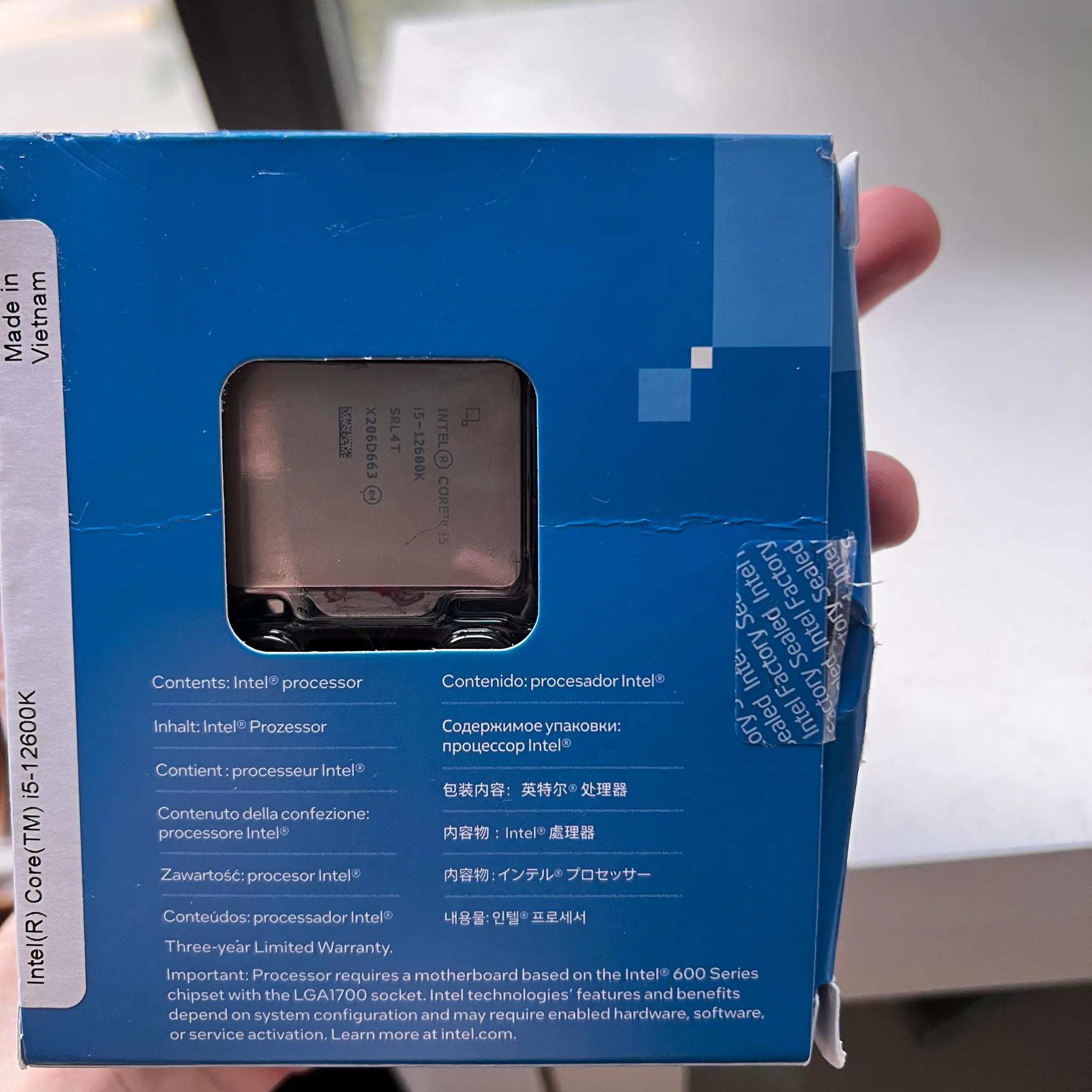 Intel Core i5-12600k