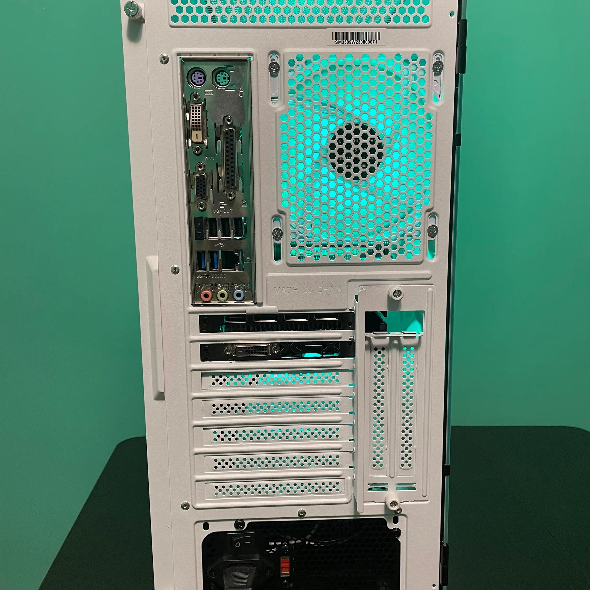 PRO Glass Gaming PC | Intel i5 / Amd RX580 / 8GB / 600GB Win 10 Pro WiFi