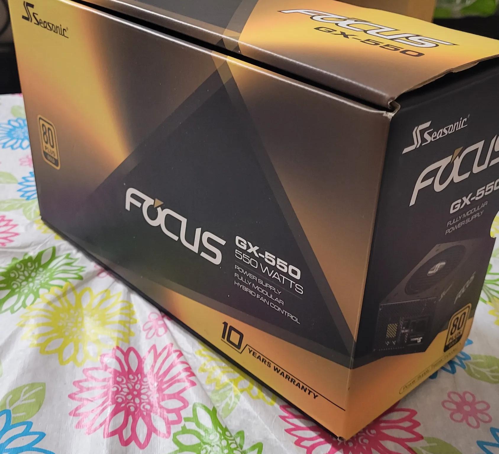 Seasonic FOCUS GX-550, 550W, Full-Modular, Fan Control in Fanless, Silent, and Cooling Mode