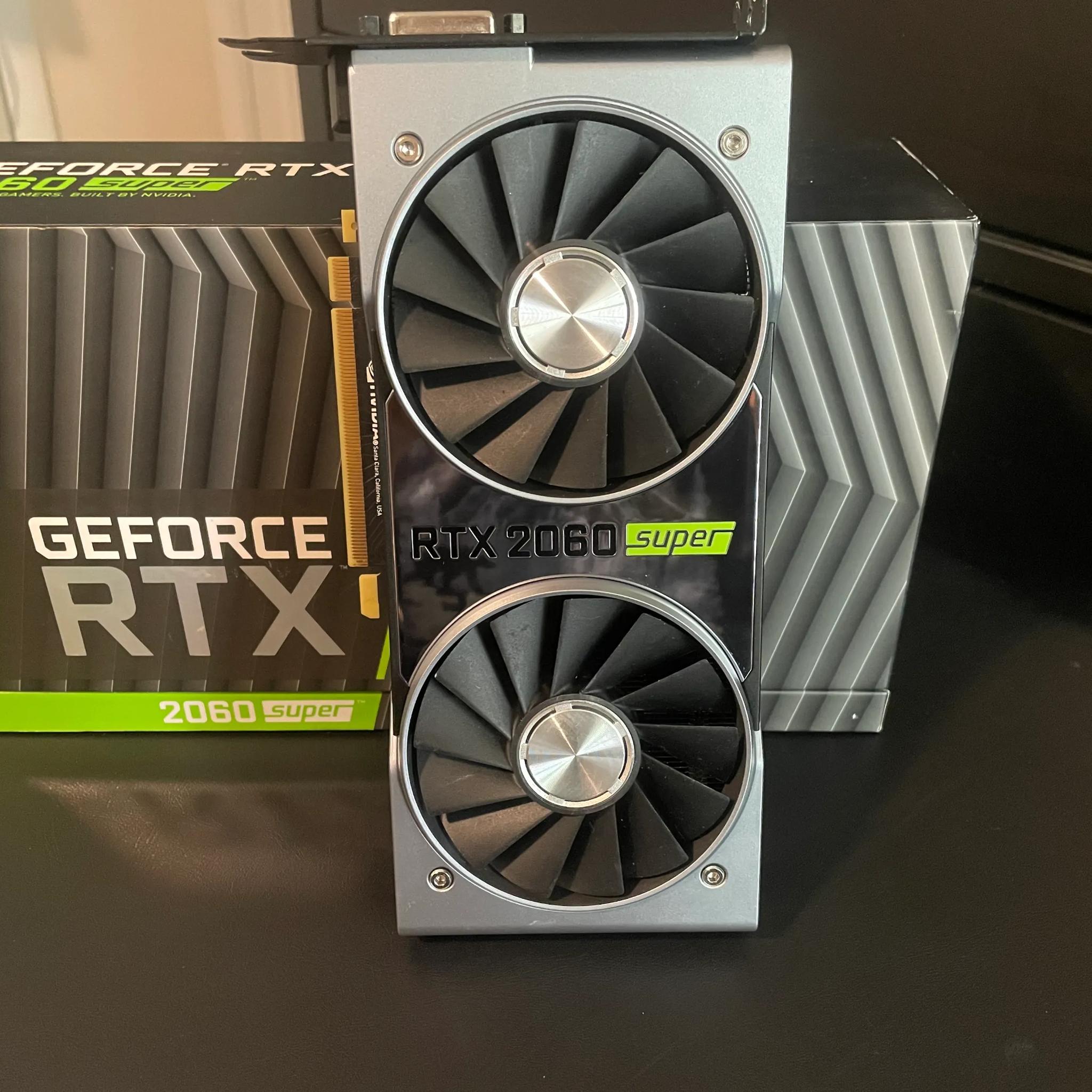 RTX 2060 SUPER Founders Edition w/Box + Manuals