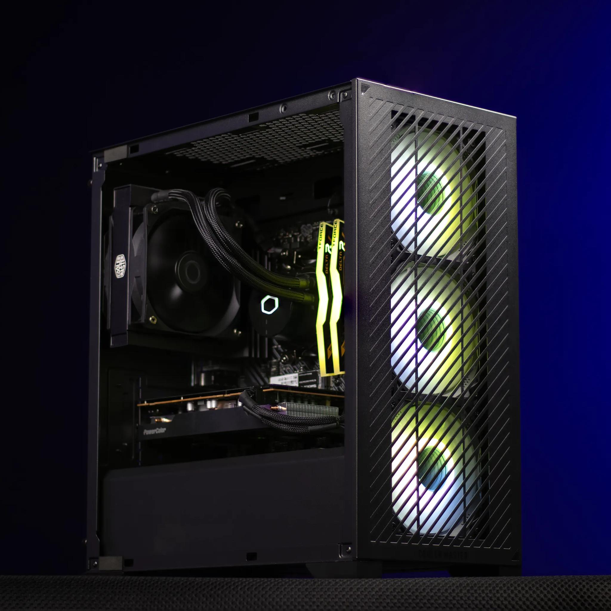 “Colorless.Pro” RX 7600 Ryzen 5 32GB Windows 11 1TB Gaming PC Powerhouse