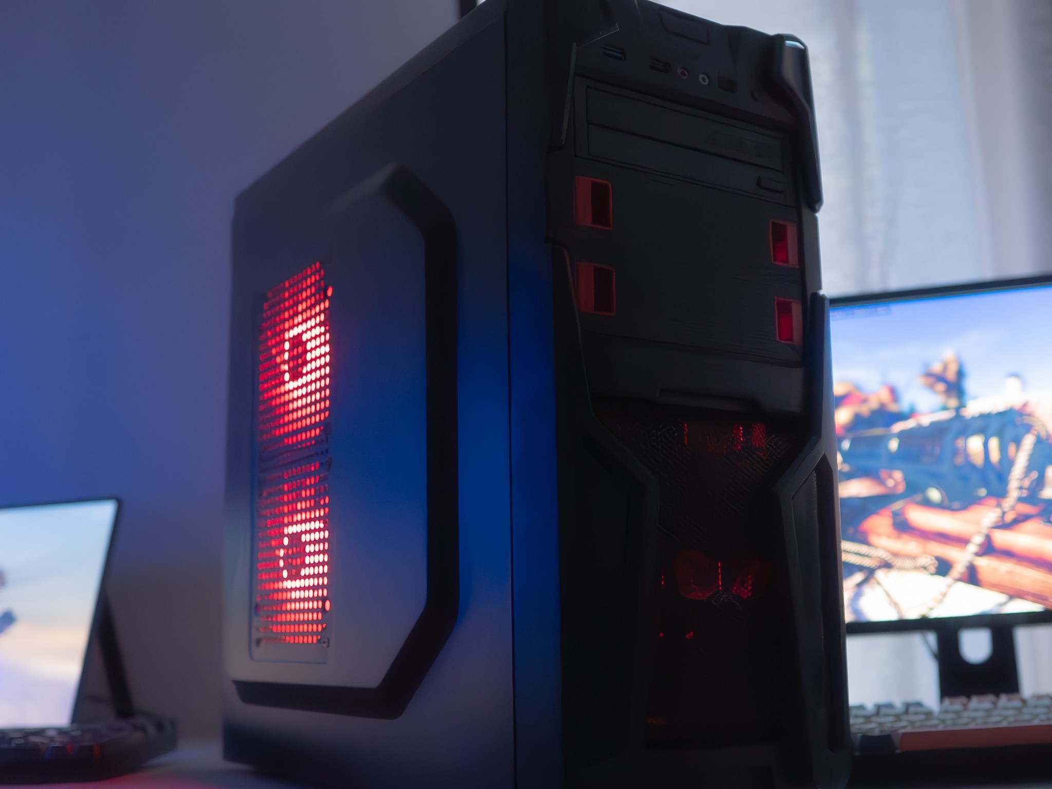 🩸⚫ | NVIDIA GTX 1060 | INTEL i5 2500 | 16GB DDR3 RAM | 120GB SSD + 320GB HDD | Ruby Rocket 5.0