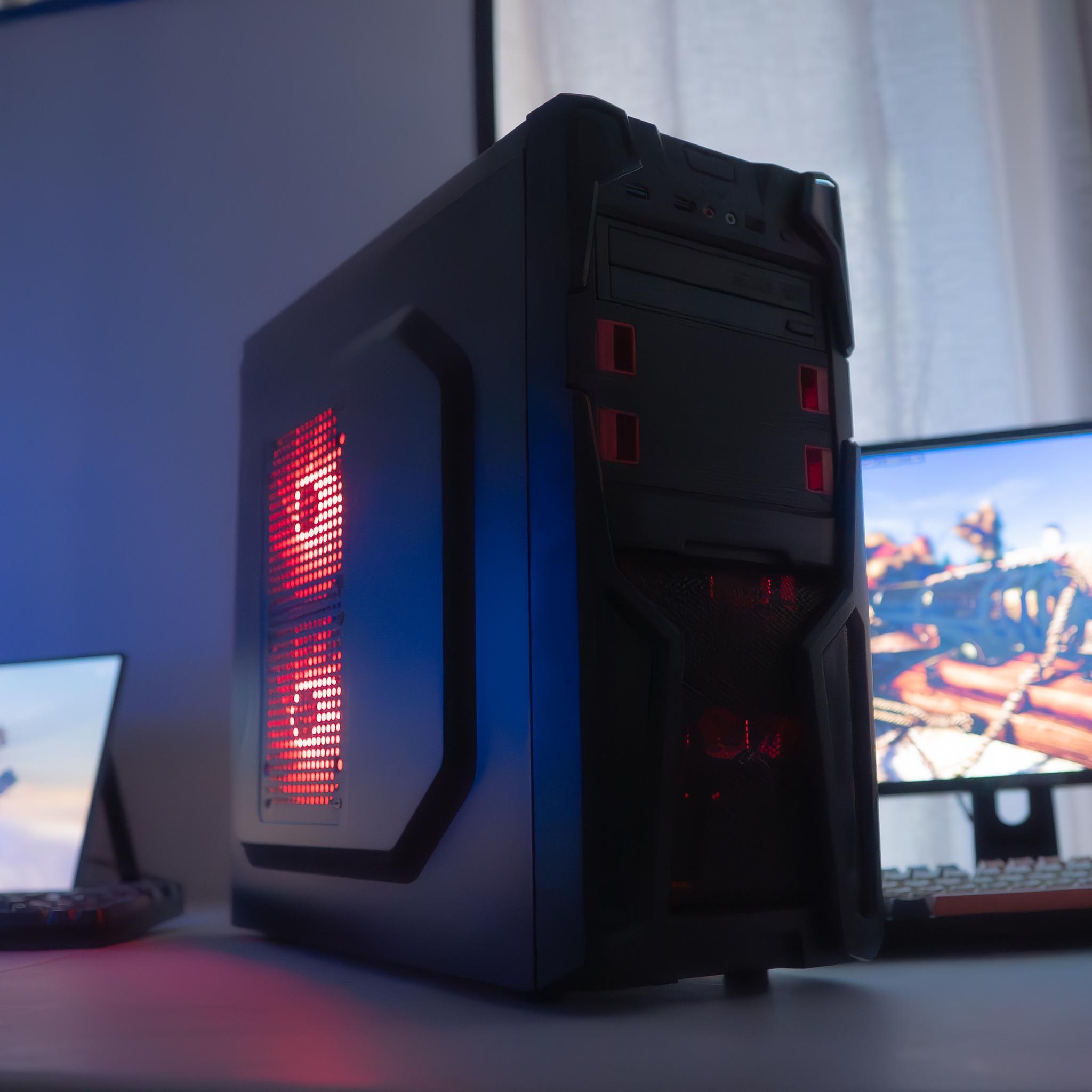 🩸⚫ | NVIDIA GTX 1060 | INTEL i5 2500 | 16GB DDR3 RAM | 120GB SSD + 320GB HDD | Ruby Rocket 5.0