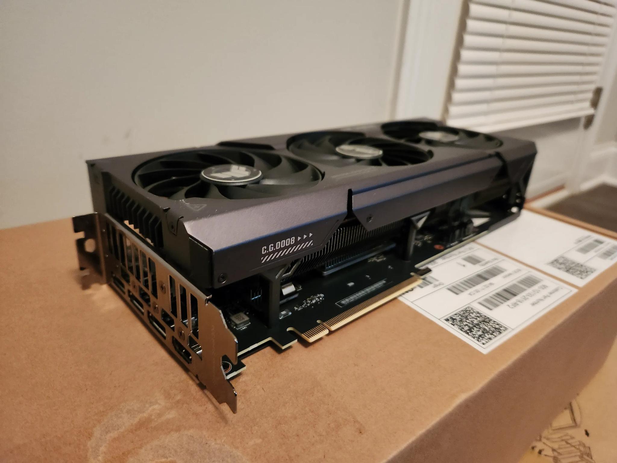 TUF 4060ti 8GB Graphics Card barely used!