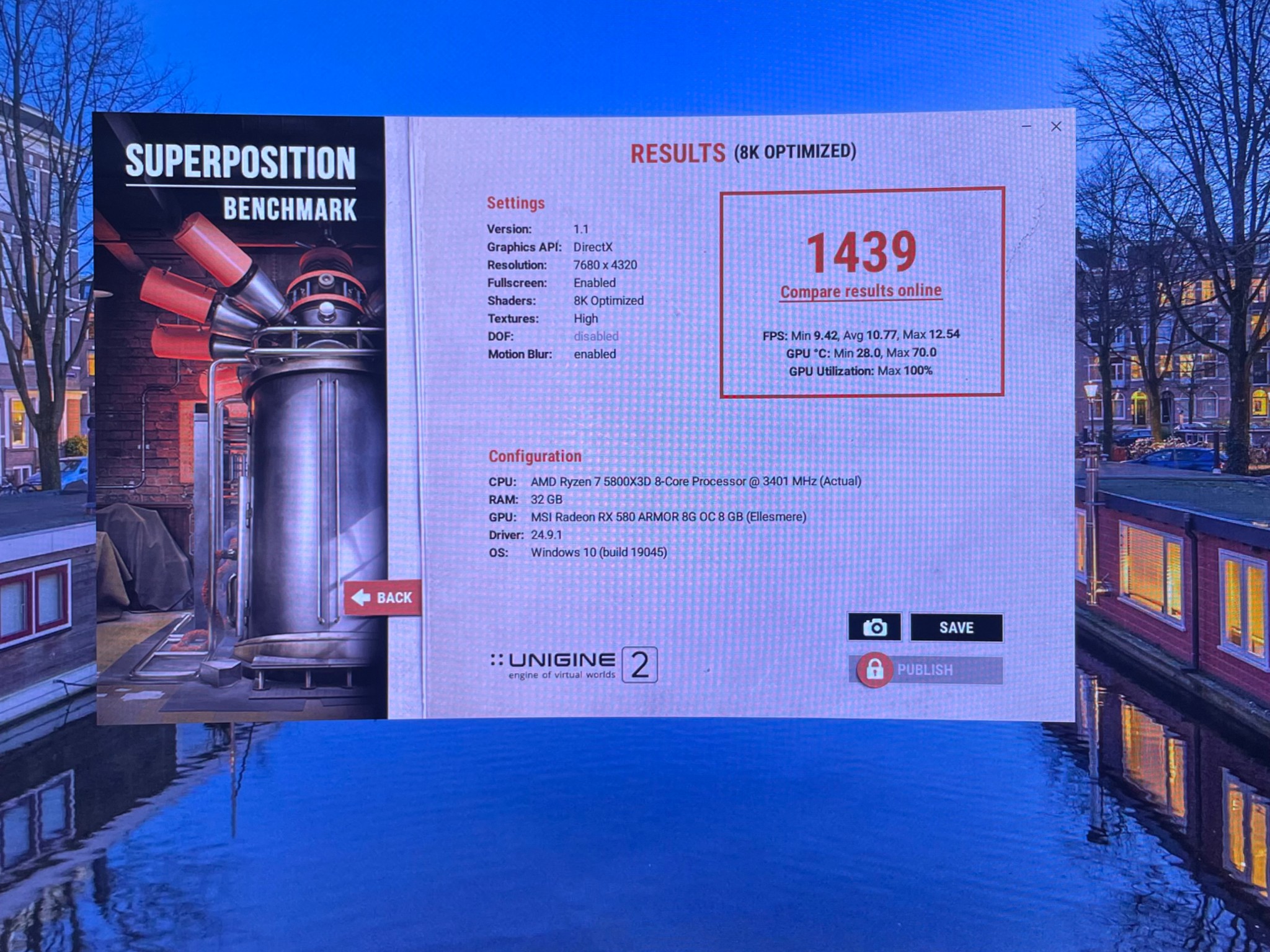 MSI Armor Rx 580 8gb OC