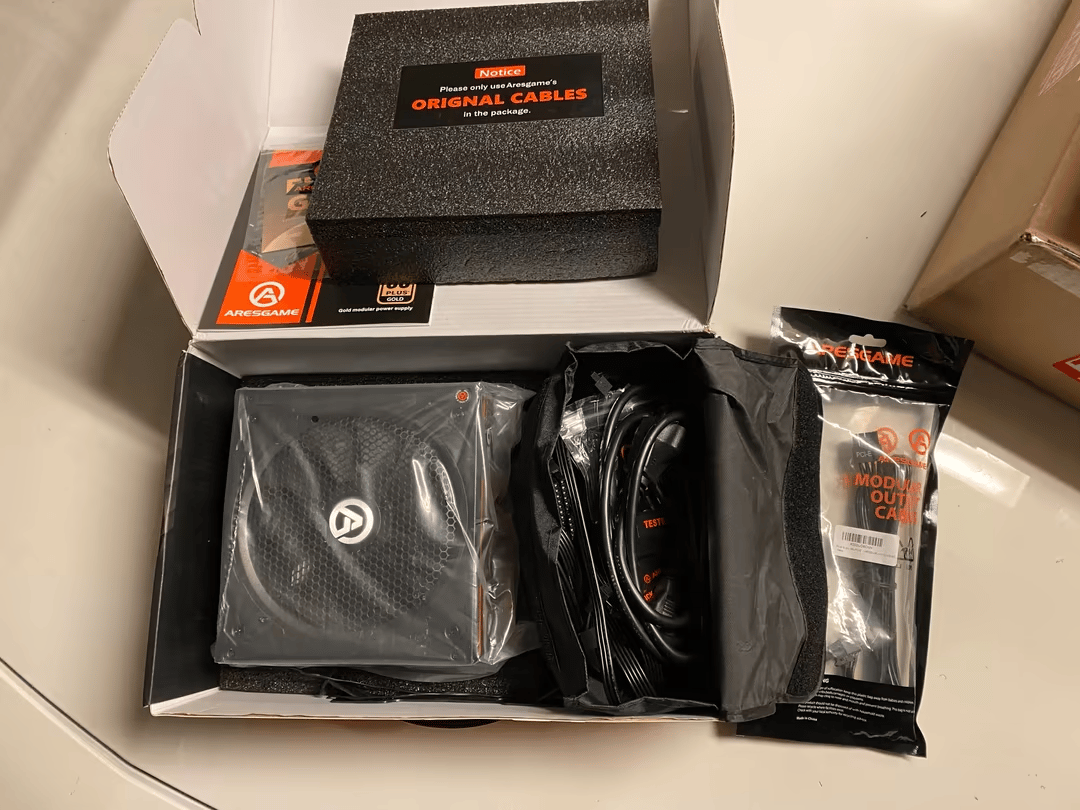 ARESGAME AGK850 - 850W Gold PSU w/Extra PCIE 8-Pin