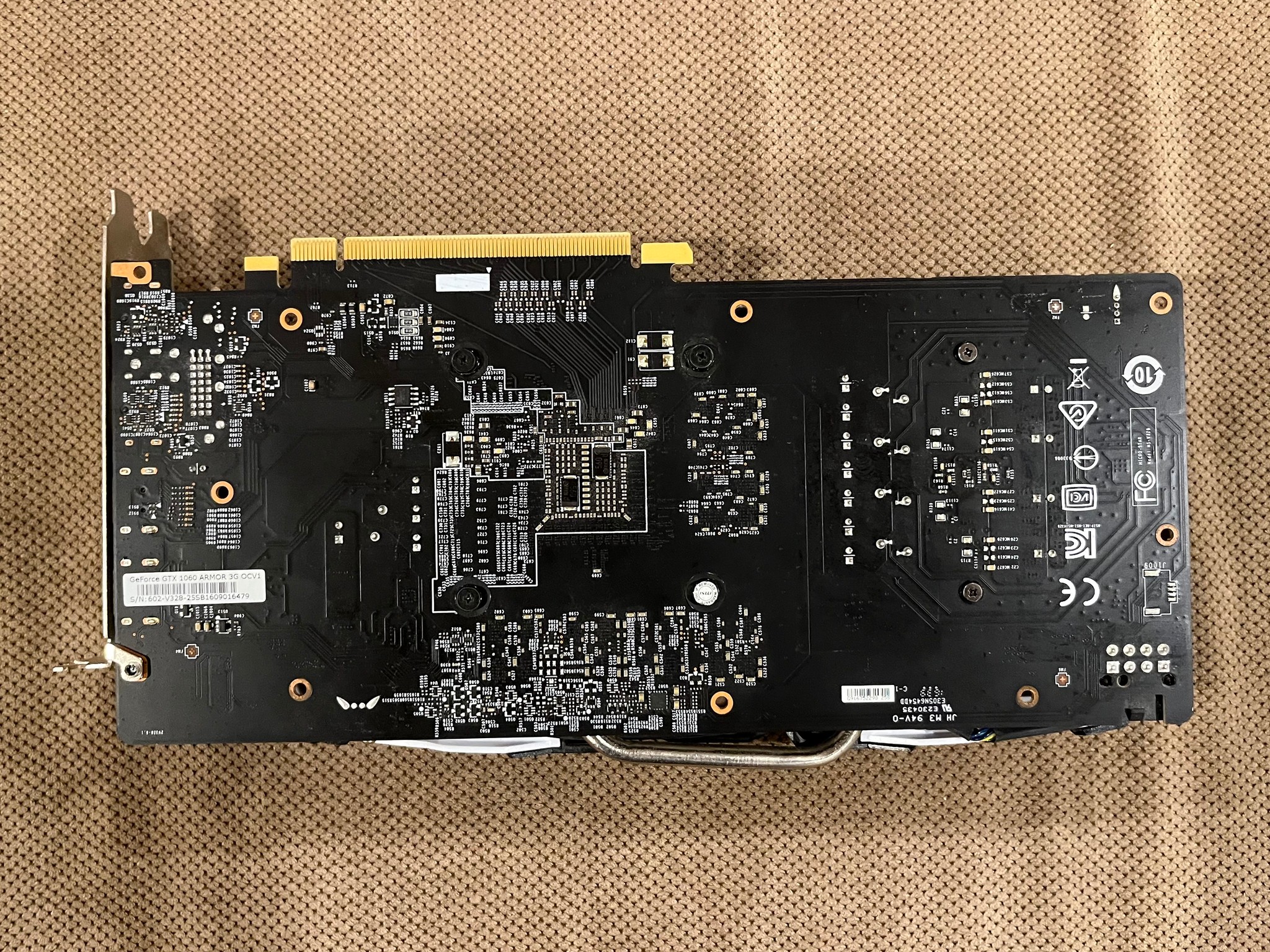 MSI Armor GTX 1060 3GB GPU